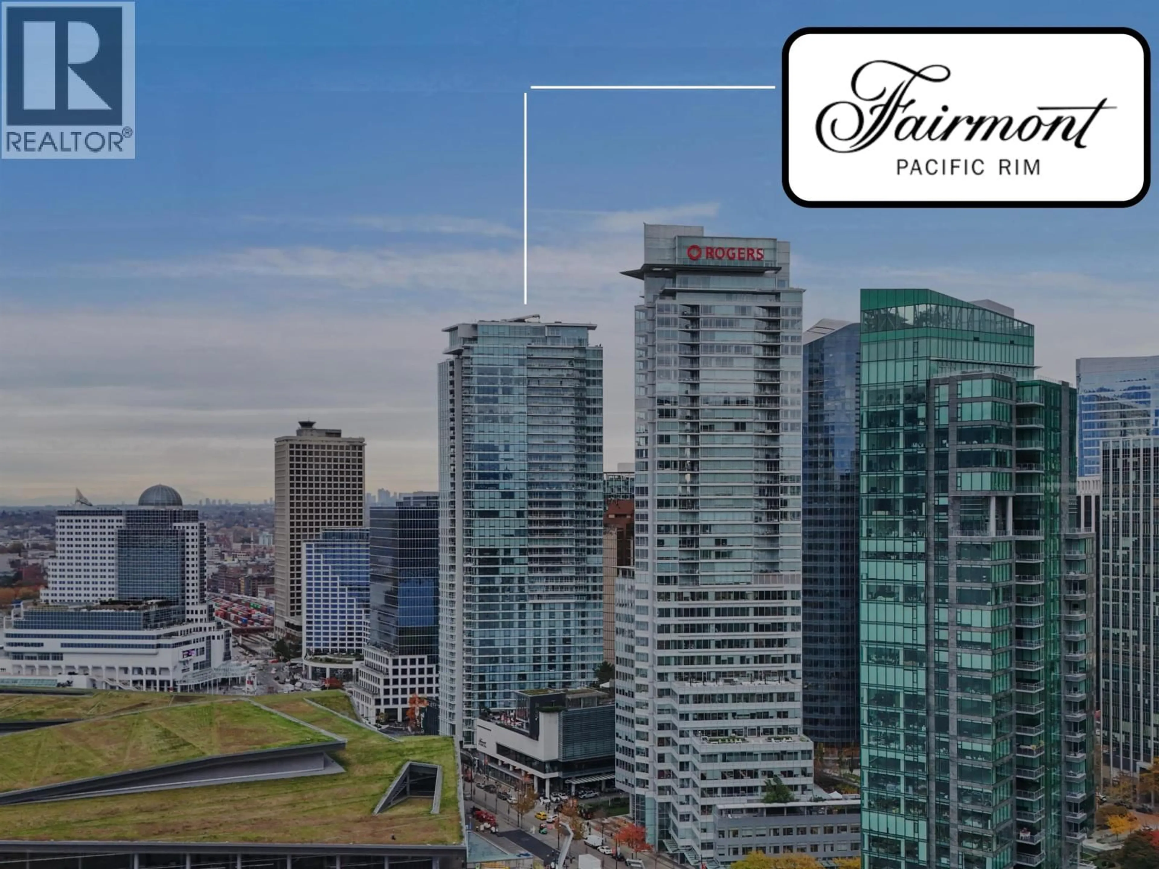A pic from outside/outdoor area/front of a property/back of a property/a pic from drone, city buildings view from balcony for 2701 - 1011 CORDOVA STREET, Vancouver British Columbia V6C0B2