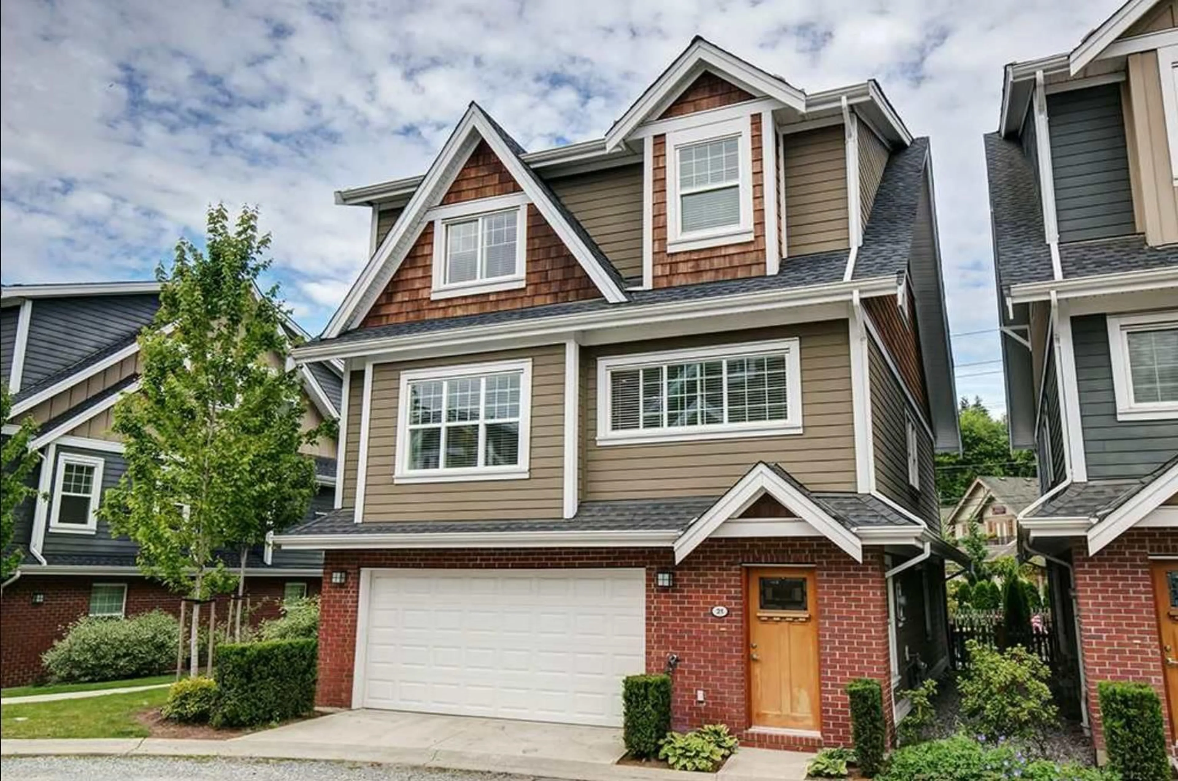 Home with brick exterior material, street for 21 - 15988 32, Surrey British Columbia V3Z2J4