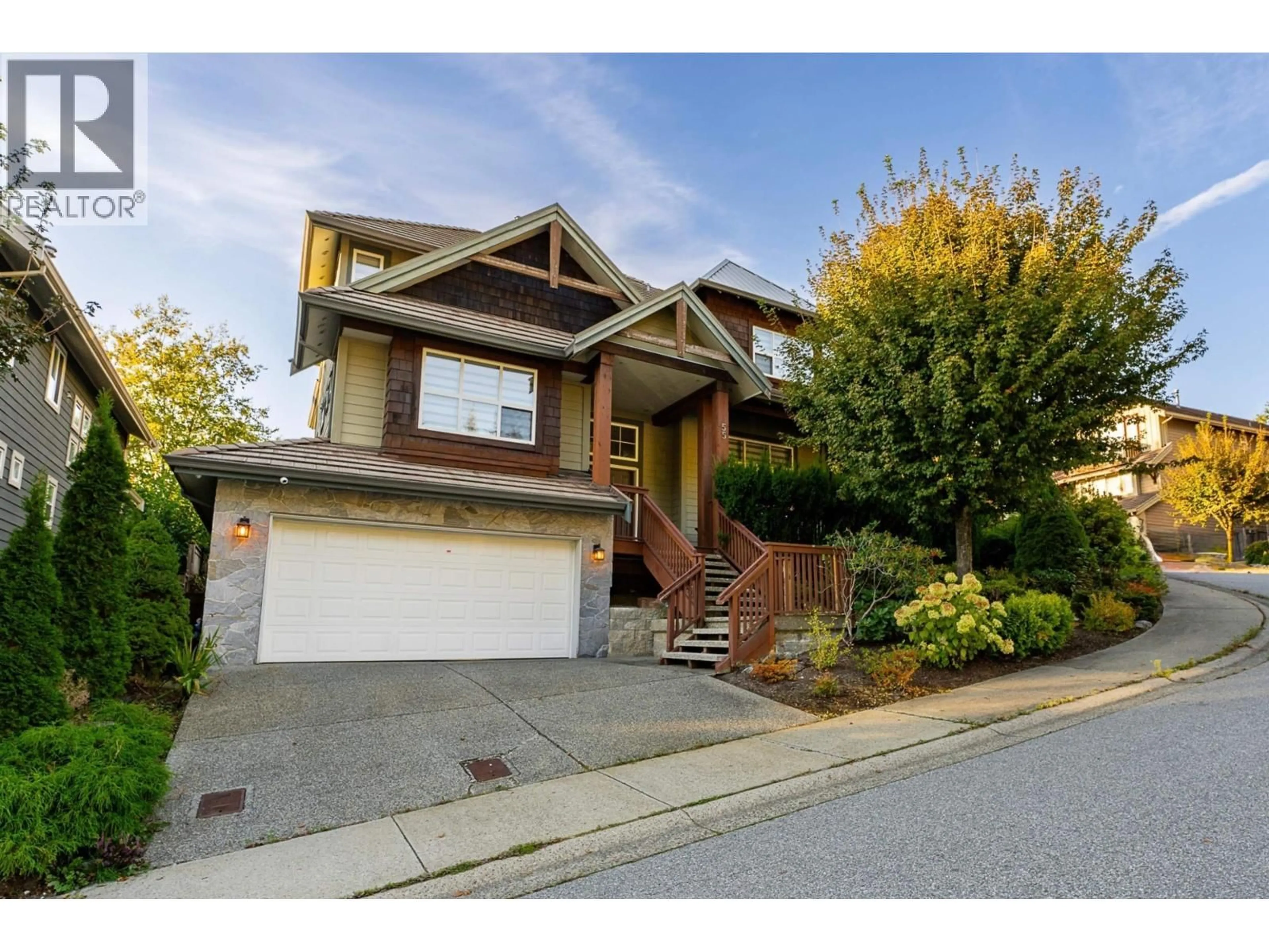 Home with brick exterior material, street for 55 ASHWOOD DRIVE, Port Moody British Columbia V3H5H2
