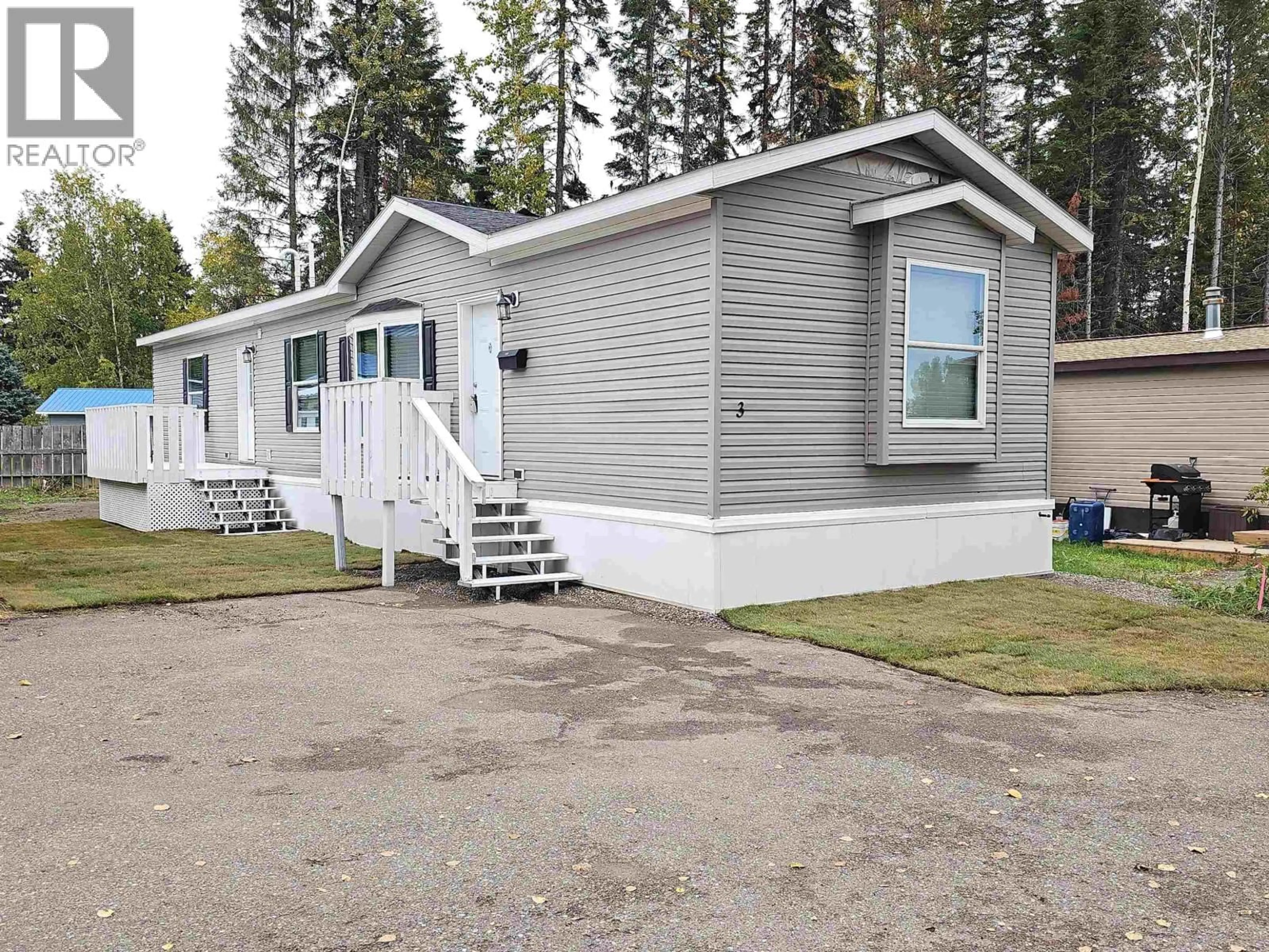Home with vinyl exterior material, street for 3 - 7170 HART HIGHWAY, Prince George British Columbia V2K3A8