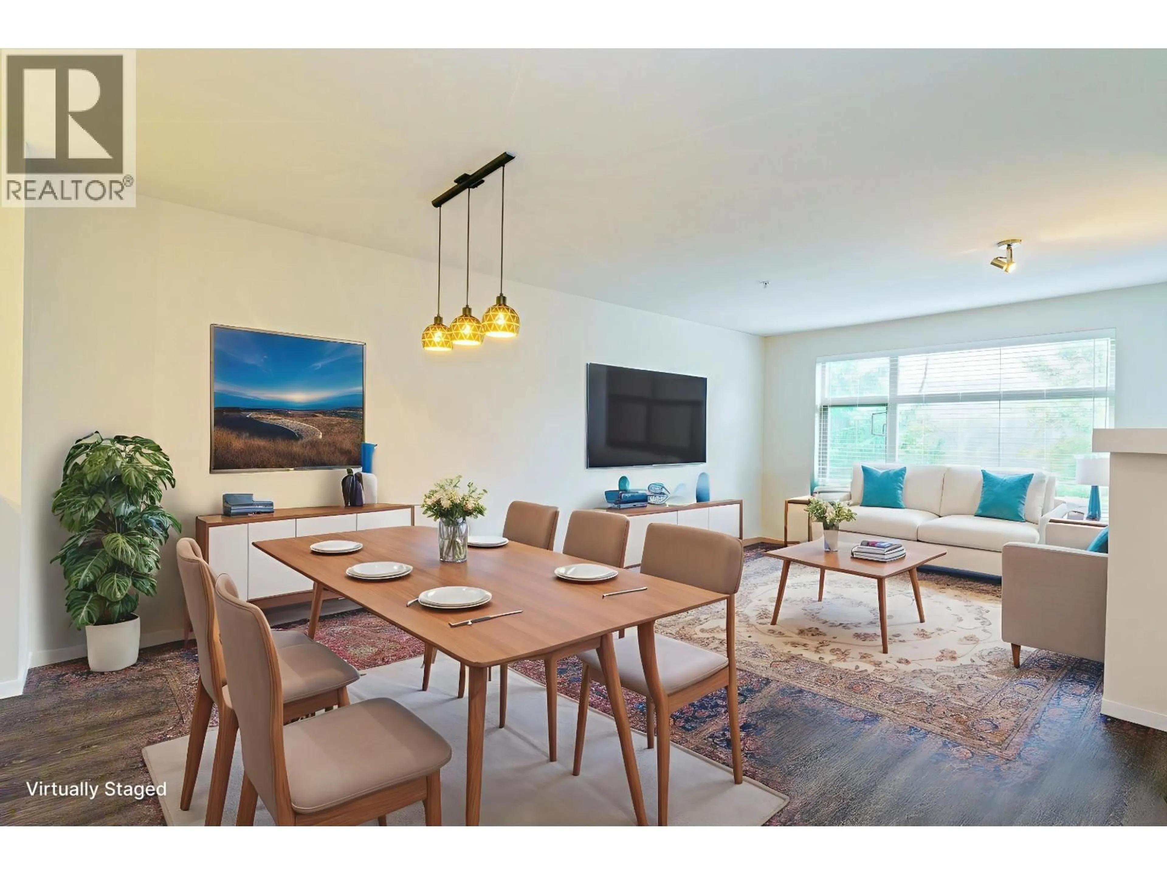 Dining room, wood/laminate floor for 302 - 300 KLAHANIE DRIVE, Port Moody British Columbia V3H5K8