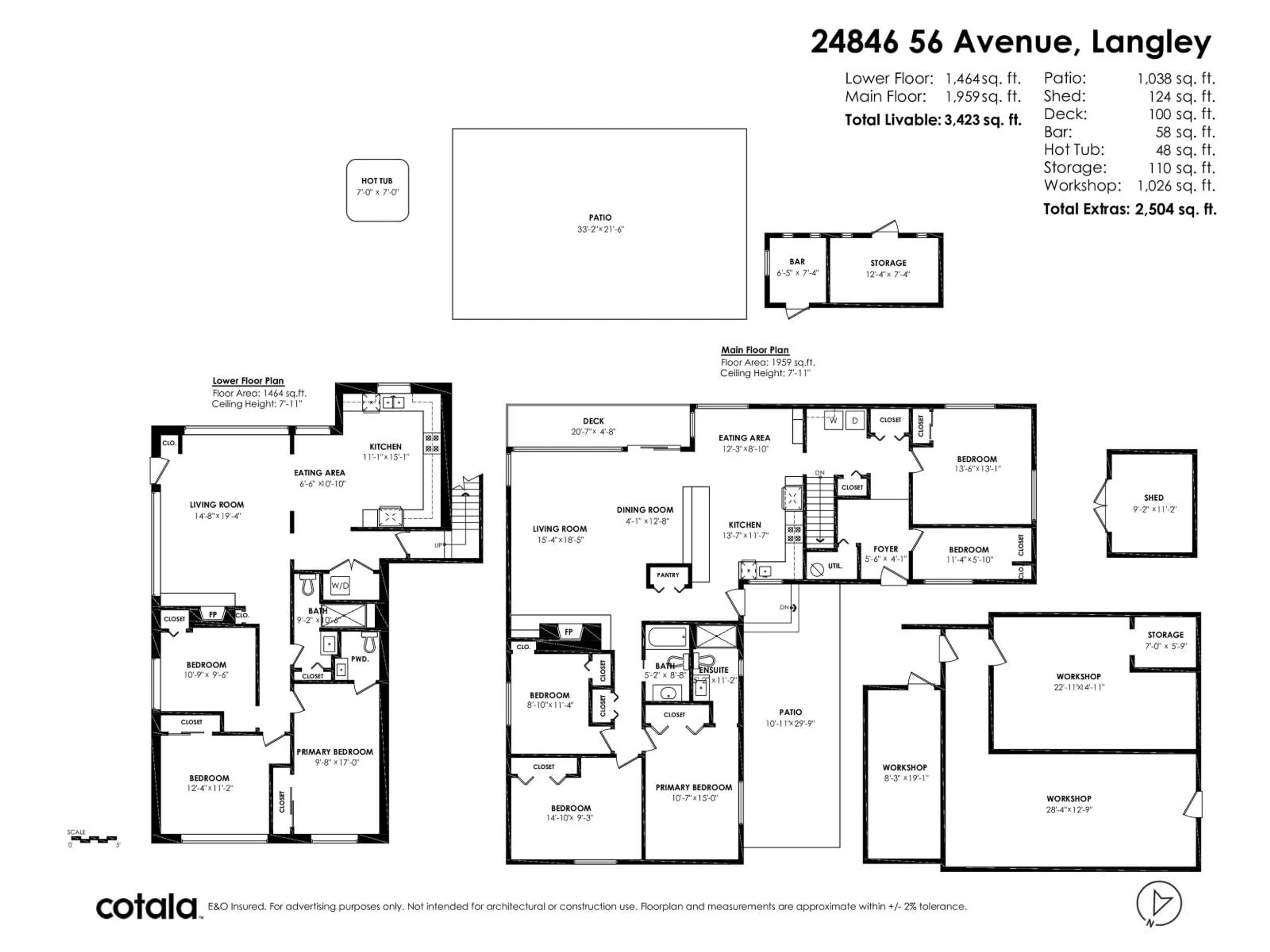 Floor plan for 24846 56, Langley British Columbia V4W1B1