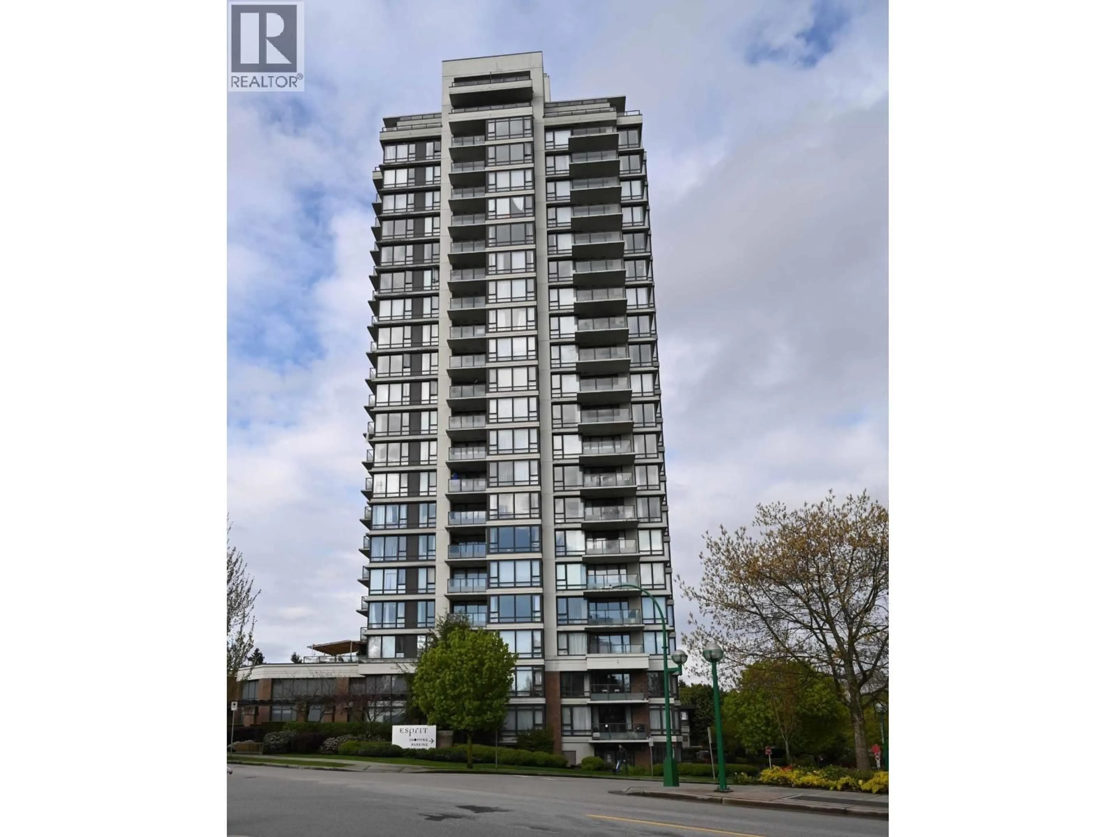 A pic from outside/outdoor area/front of a property/back of a property/a pic from drone, building for 2302 - 7325 ARCOLA STREET, Burnaby British Columbia V5E0A8