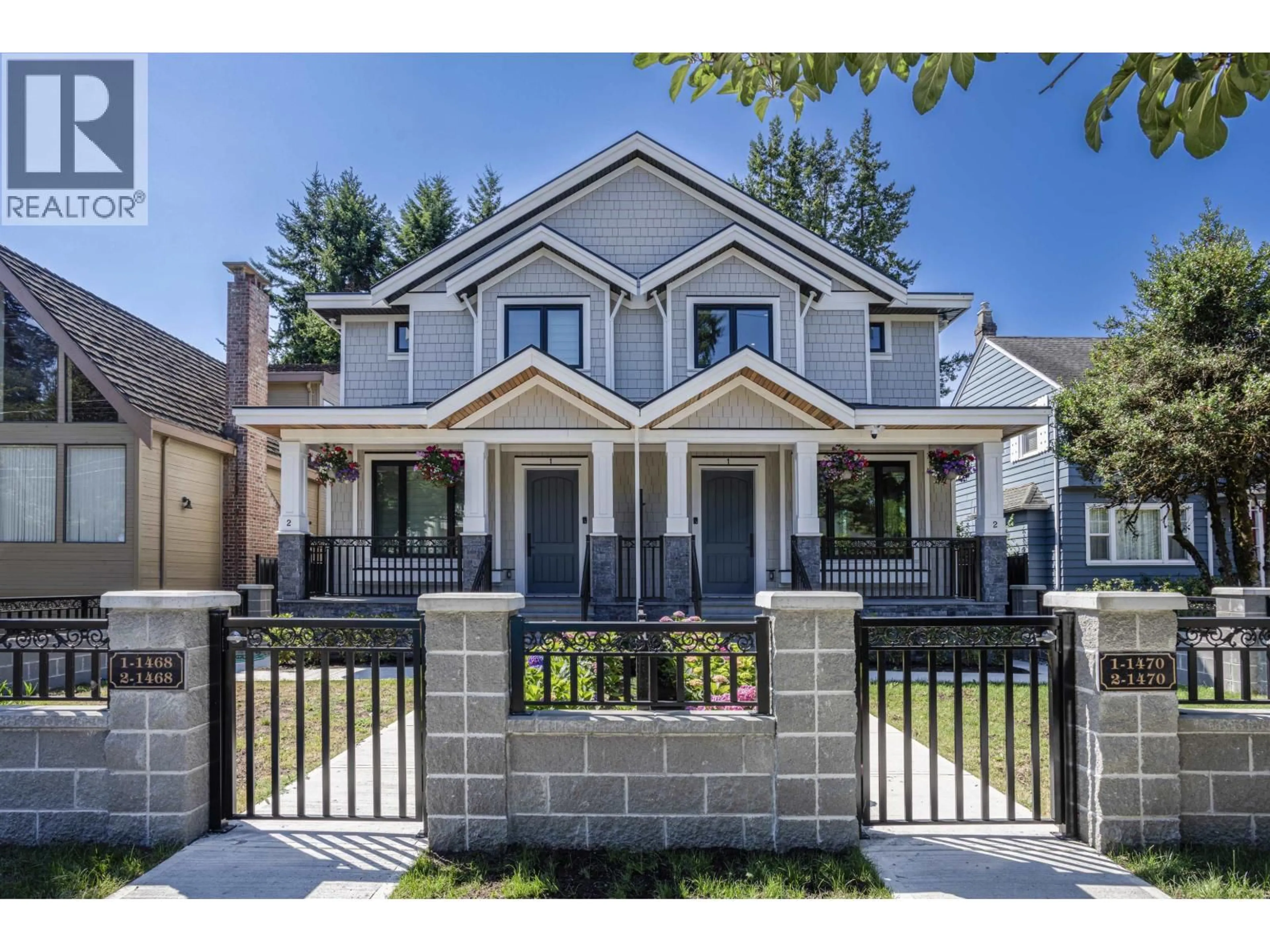 Home with vinyl exterior material, street for 1470 57TH AVENUE, Vancouver British Columbia V6P1S9