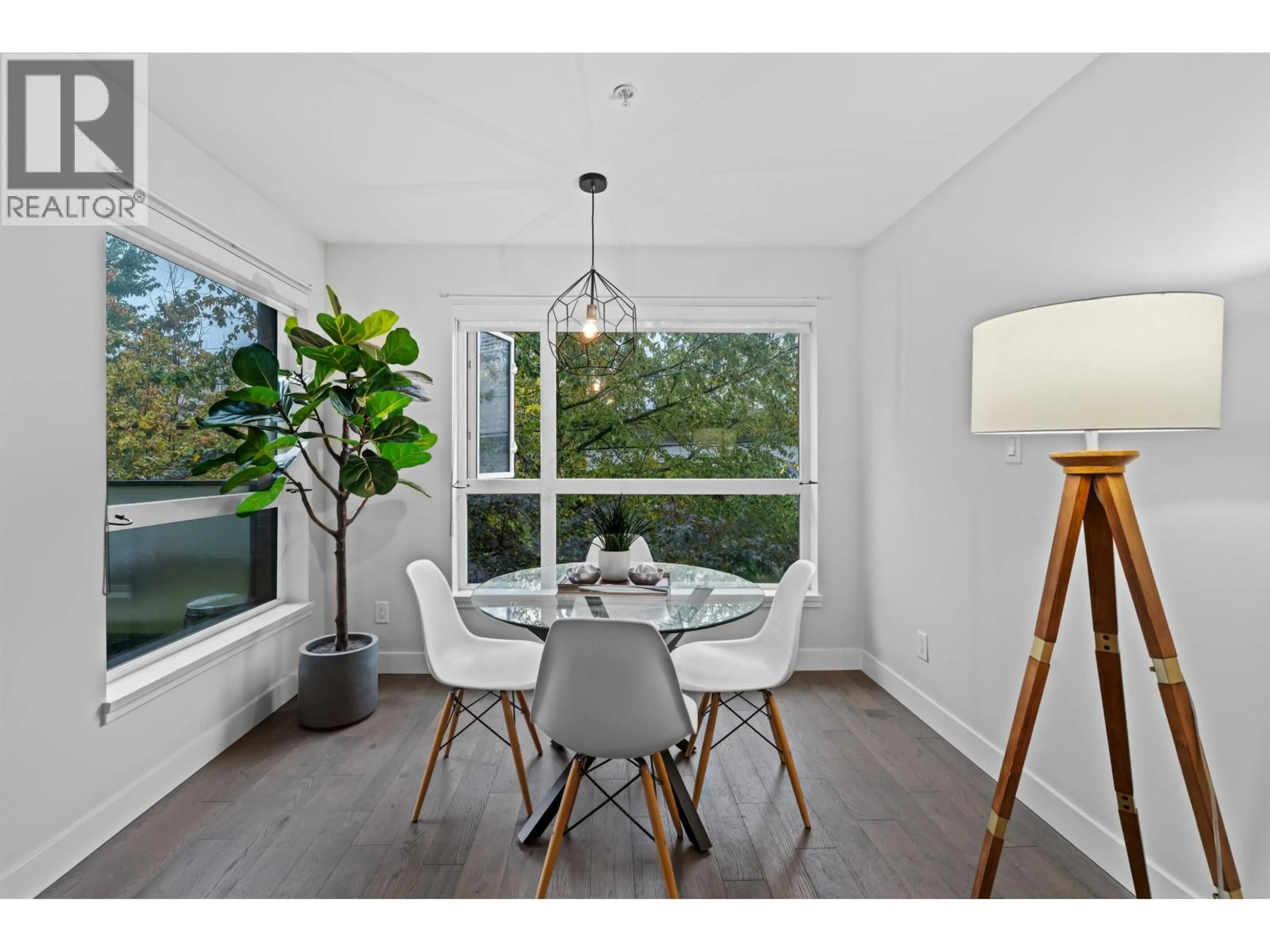 Dining room, wood/laminate floor for 208 - 3456 COMMERCIAL STREET, Vancouver British Columbia V5N4E9