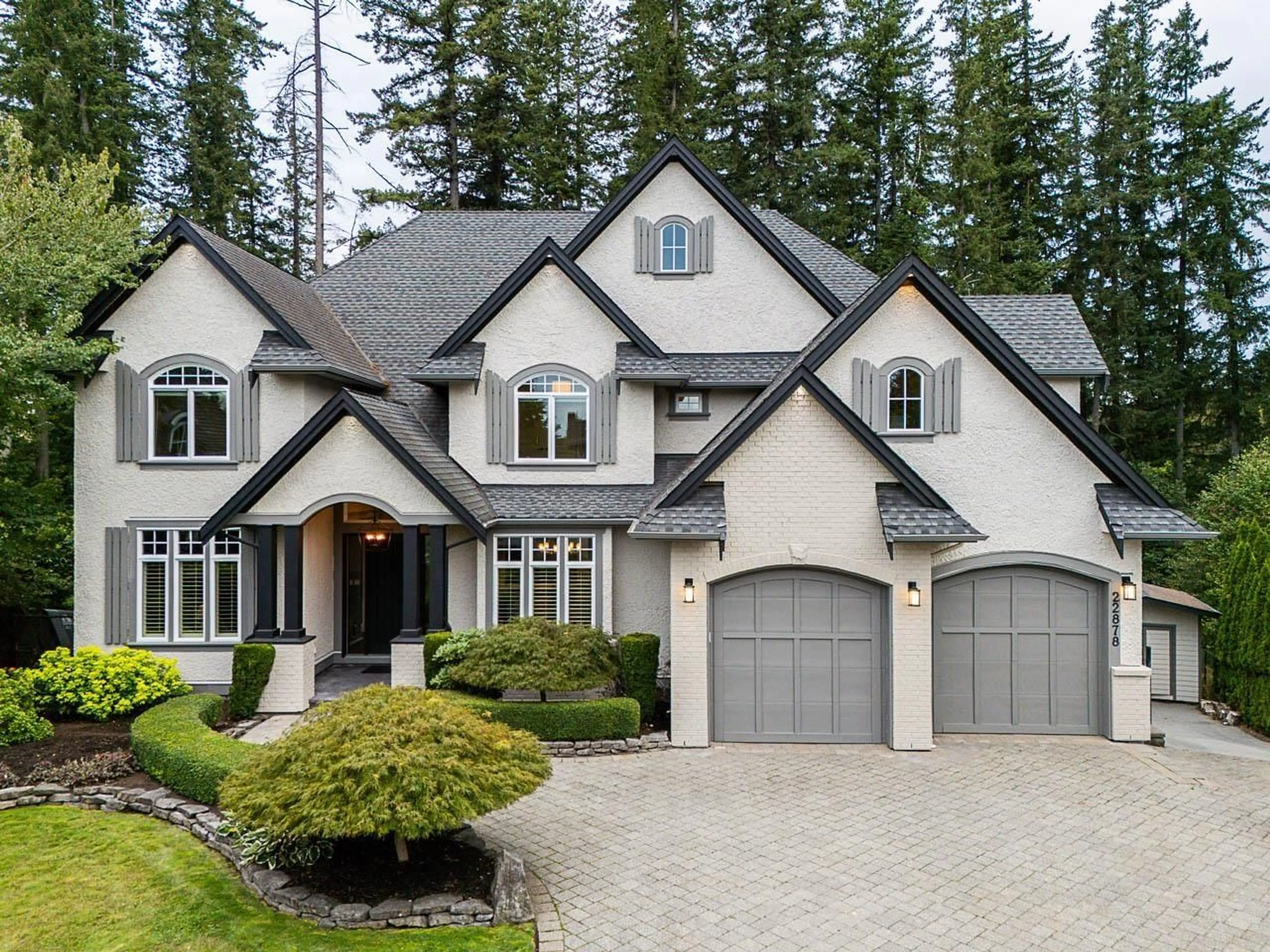 Home with brick exterior material, street for 22878 80B, Langley British Columbia V1M0C2
