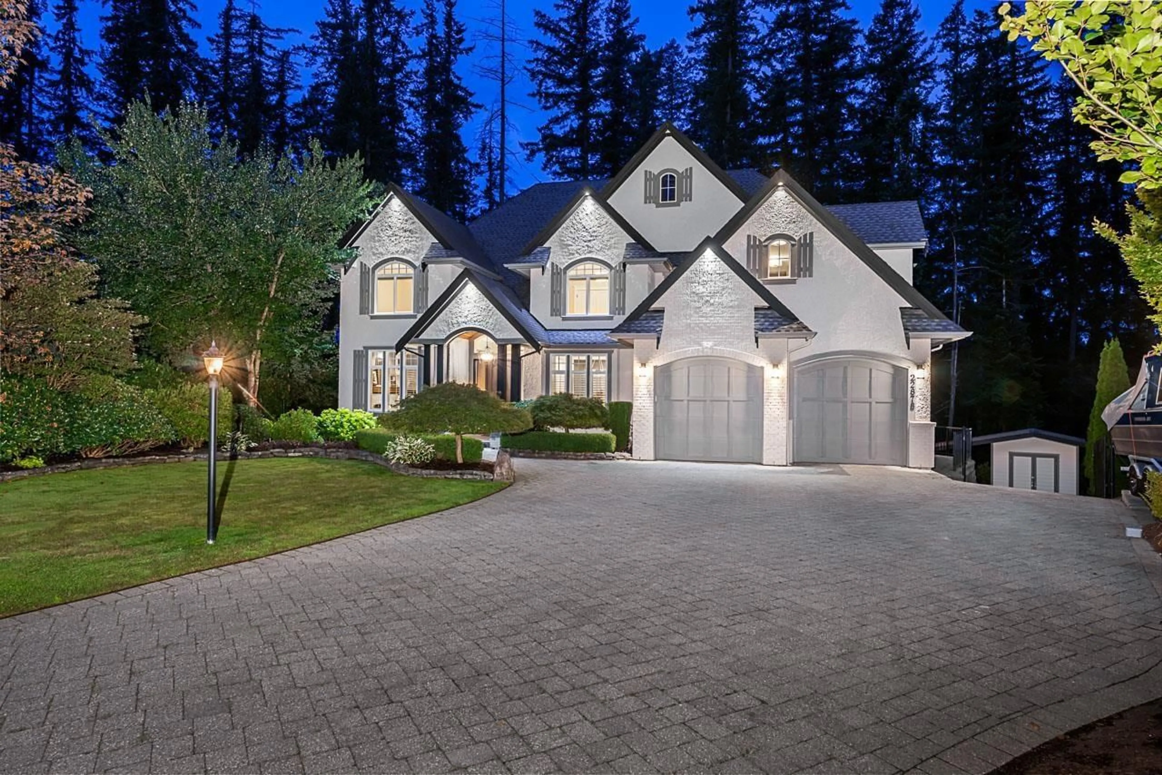 Home with brick exterior material, street for 22878 80B, Langley British Columbia V1M0C2
