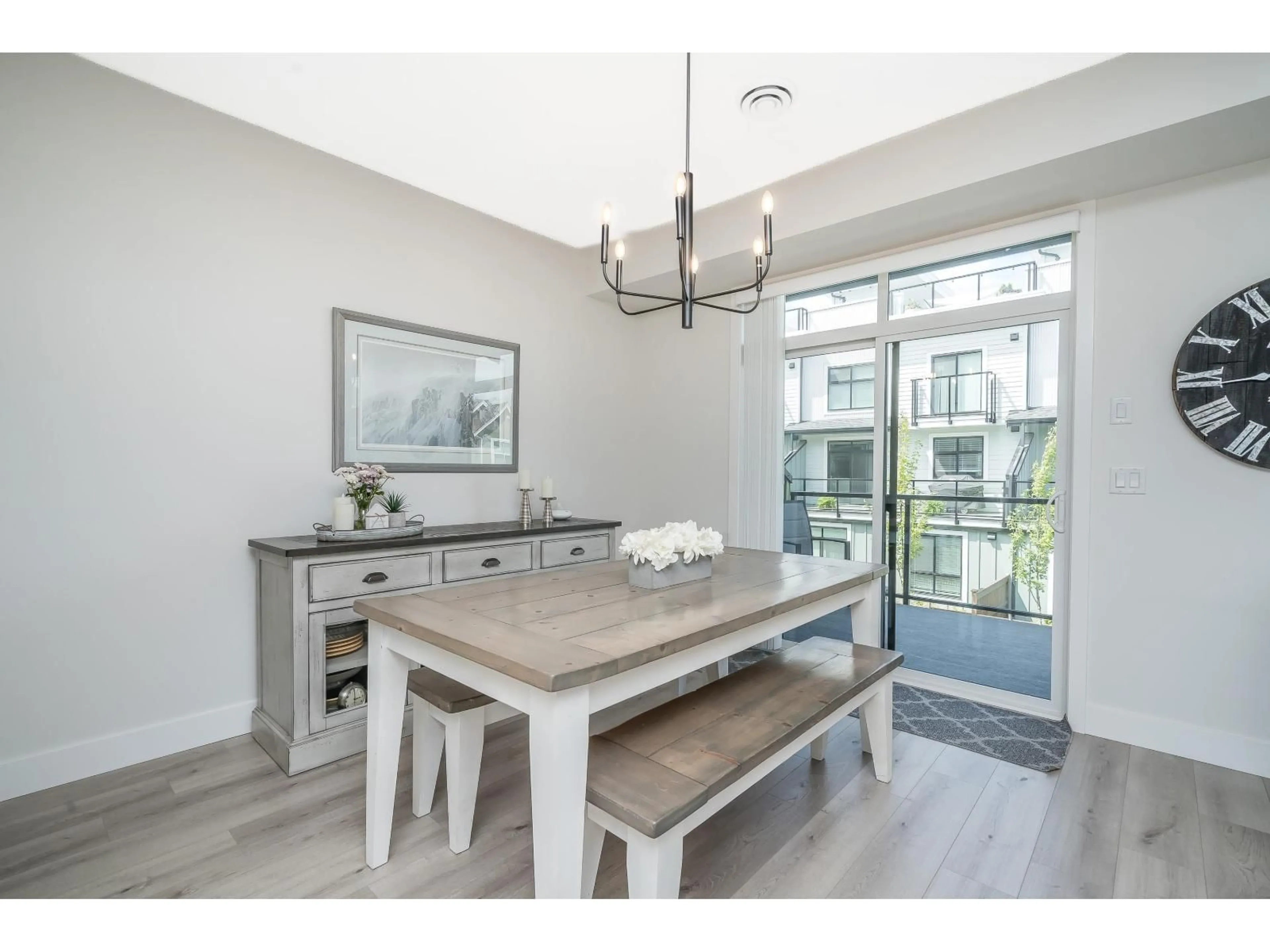 Dining room, wood/laminate floor for 159 - 46211 PROMONTORY ROAD, Chilliwack British Columbia V2R6E5