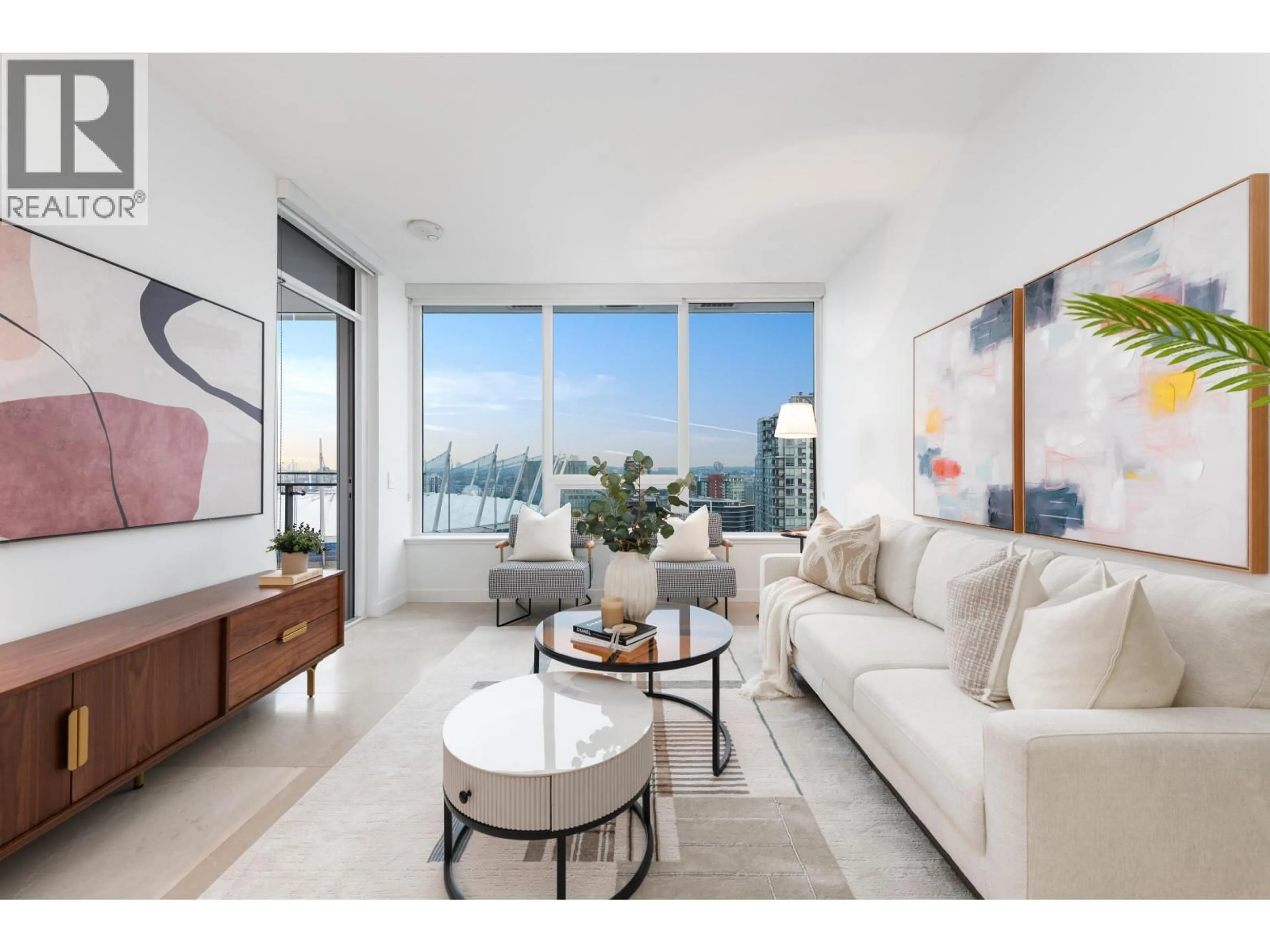 Living room with furniture, unknown for 2203 - 885 CAMBIE STREET, Vancouver British Columbia V6B0R6