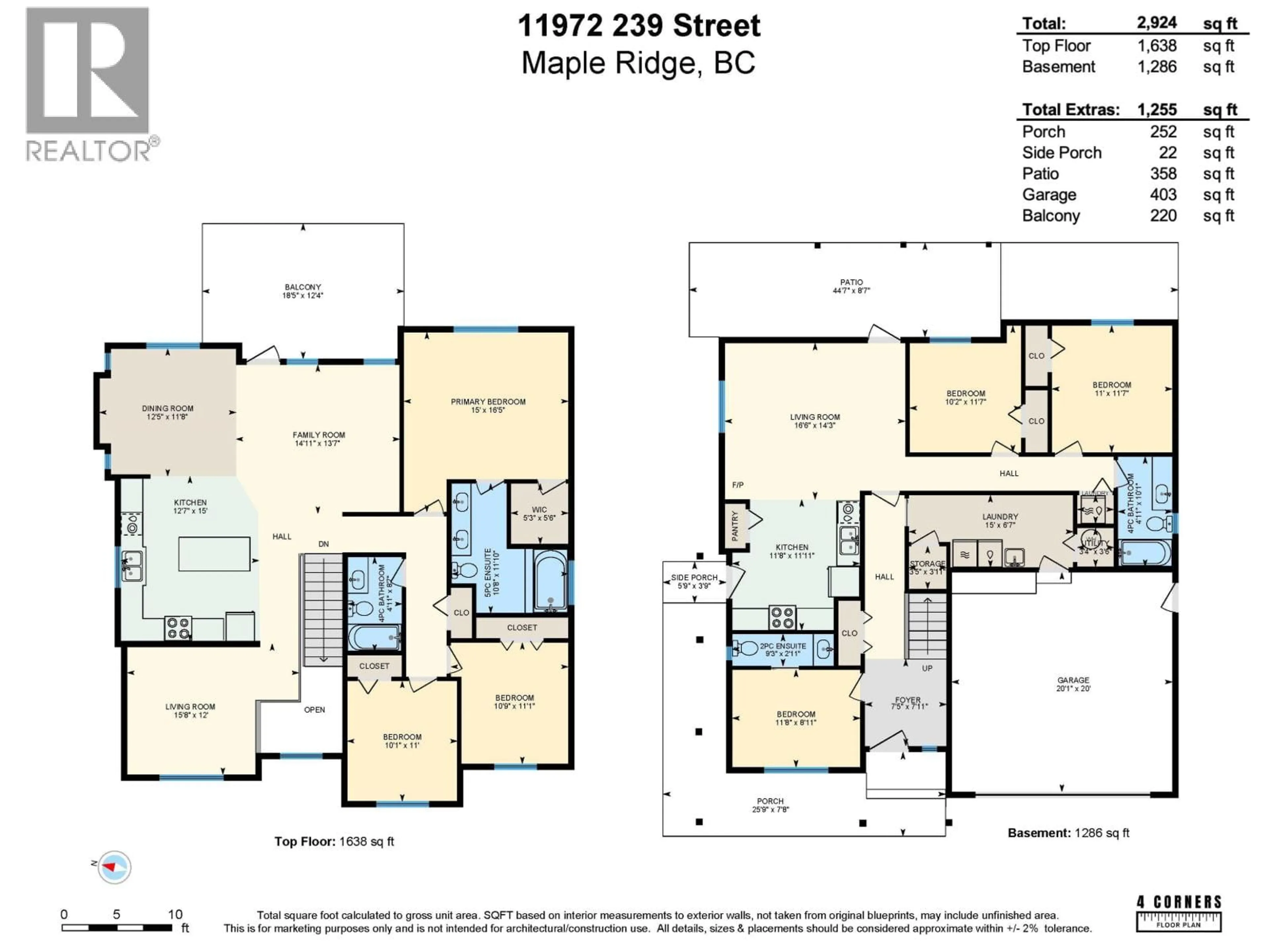 Floor plan for 11972 239 STREET, Maple Ridge British Columbia V4R1W4