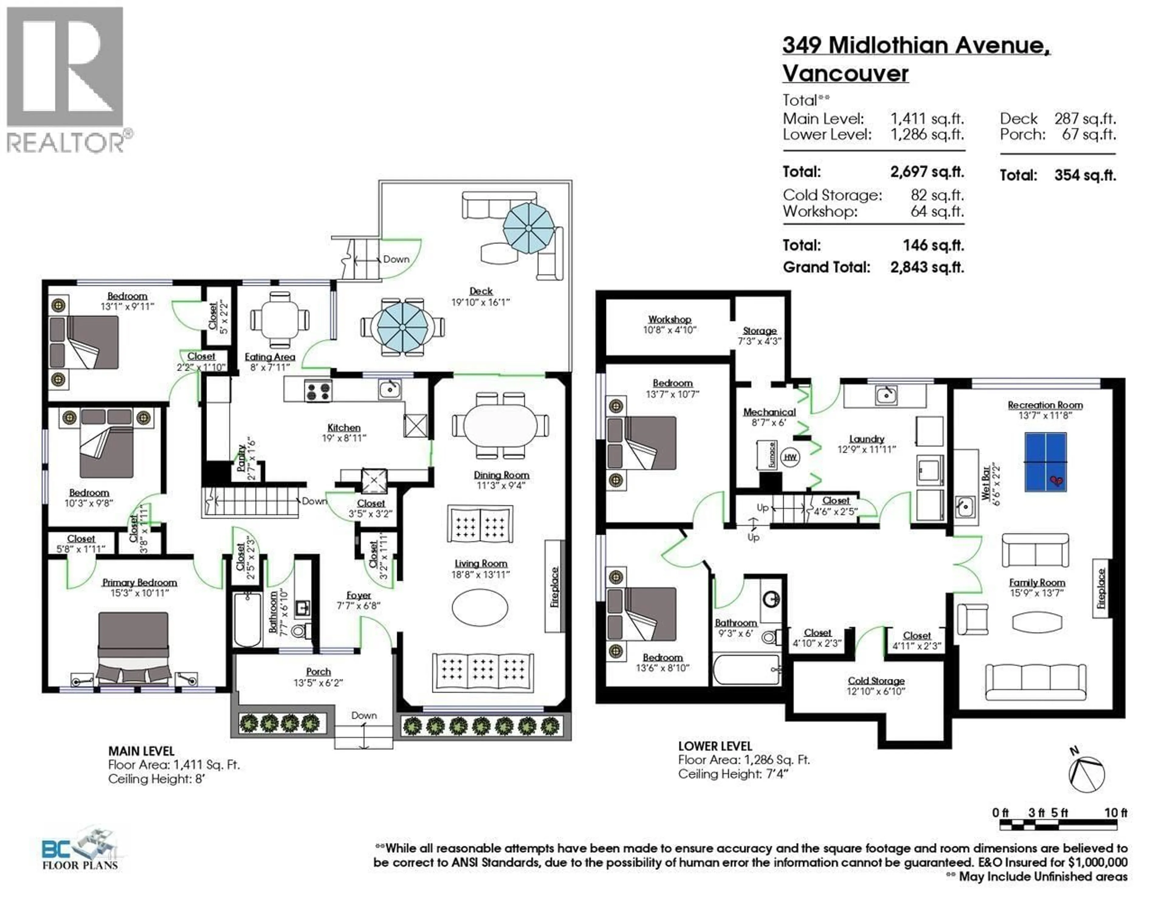 Floor plan for 349 MIDLOTHIAN STREET, Vancouver British Columbia V5Y2M1