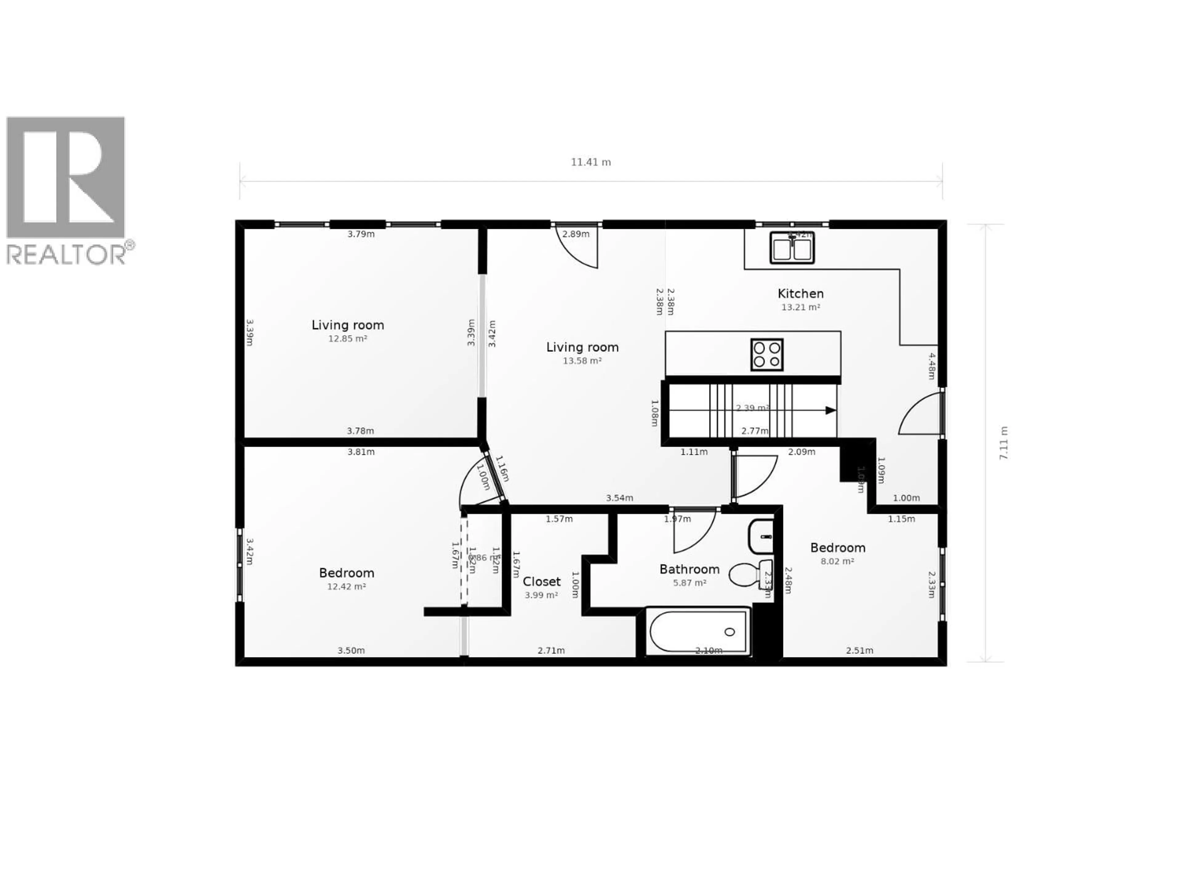 Floor plan for 9004 91 AVENUE, Fort St. John British Columbia V1J4W4