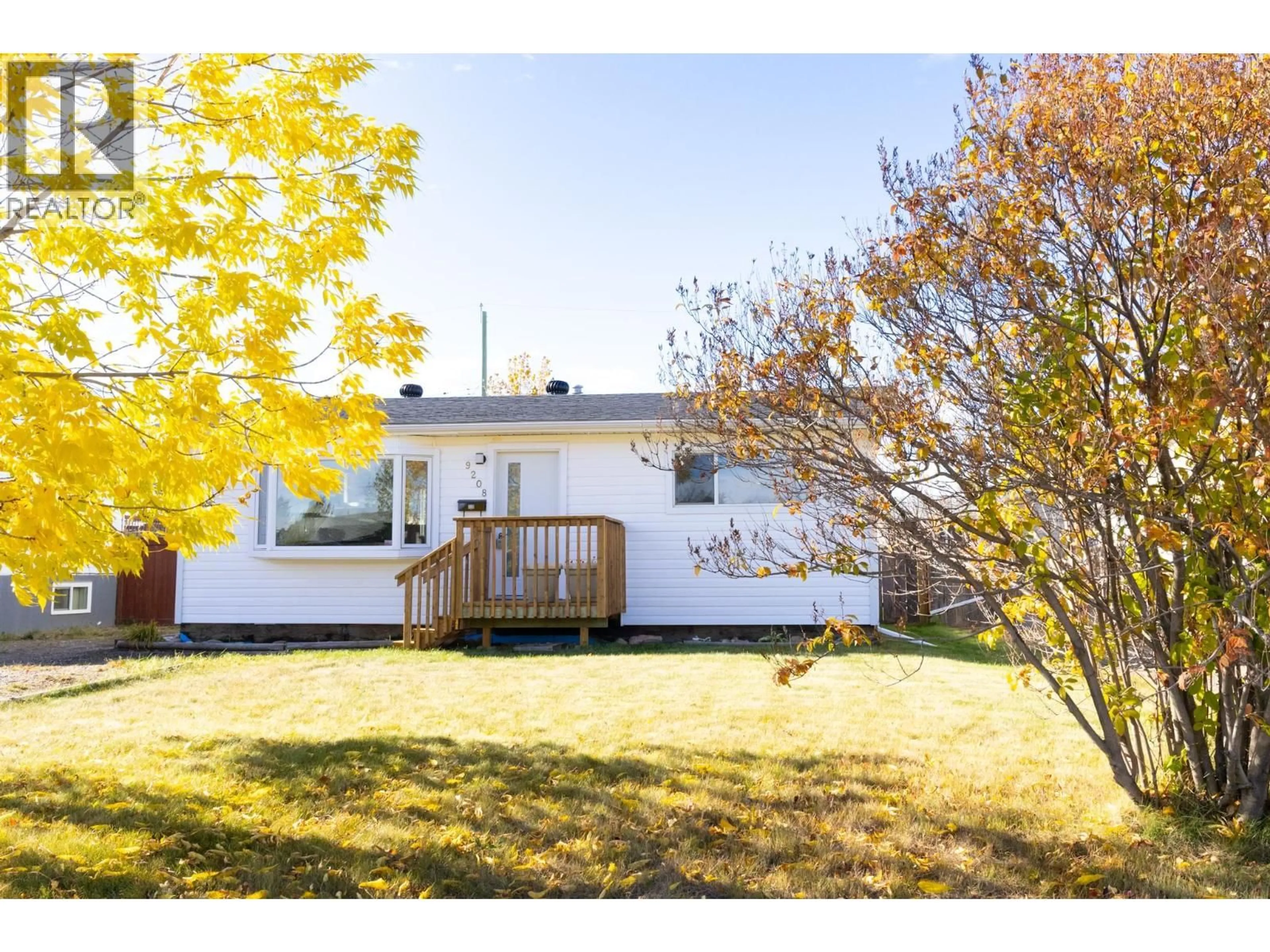 A pic from outside/outdoor area/front of a property/back of a property/a pic from drone, street for 9208 78A STREET, Fort St. John British Columbia V1J3B6