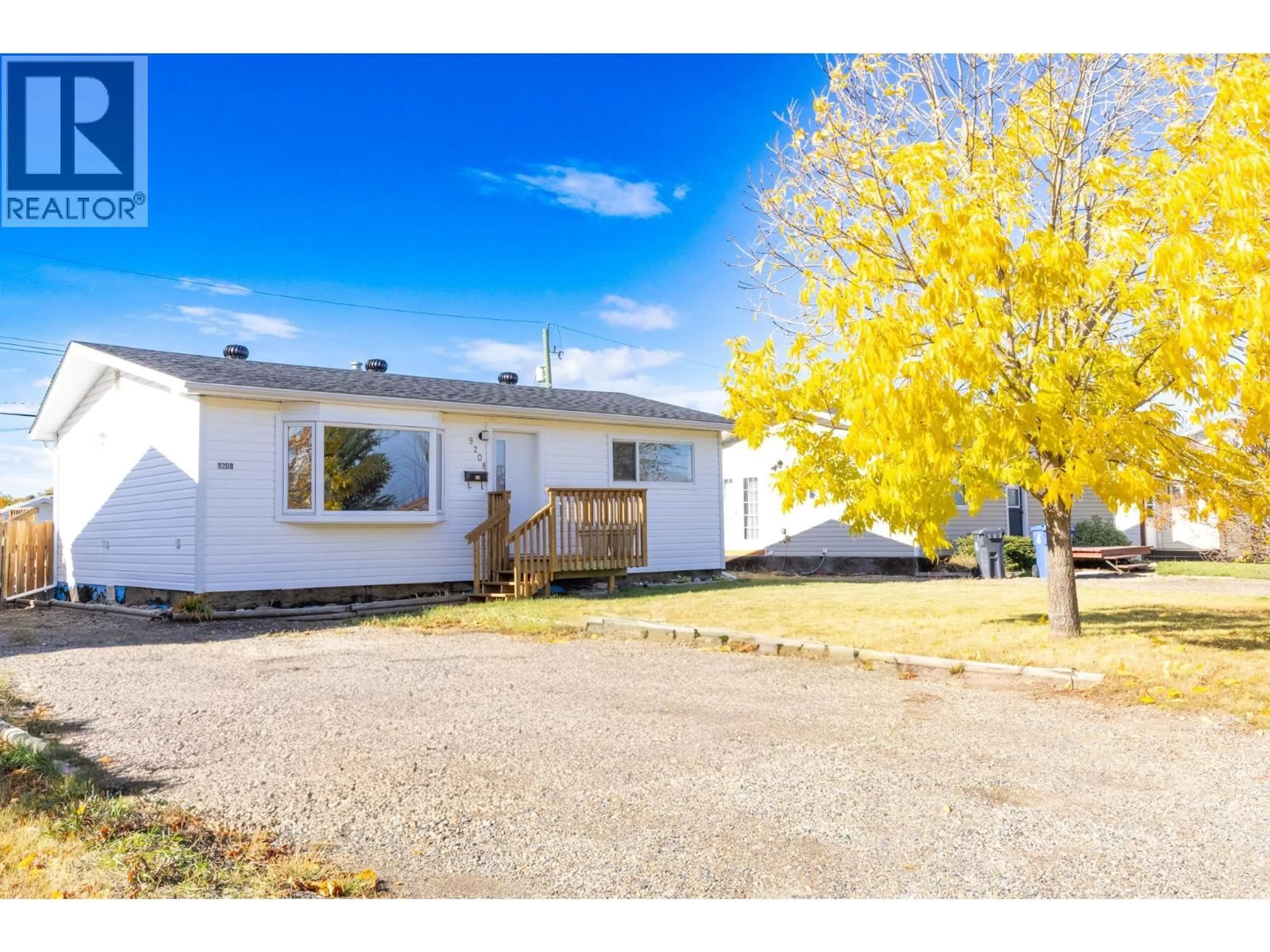 A pic from outside/outdoor area/front of a property/back of a property/a pic from drone, street for 9208 78A STREET, Fort St. John British Columbia V1J3B6