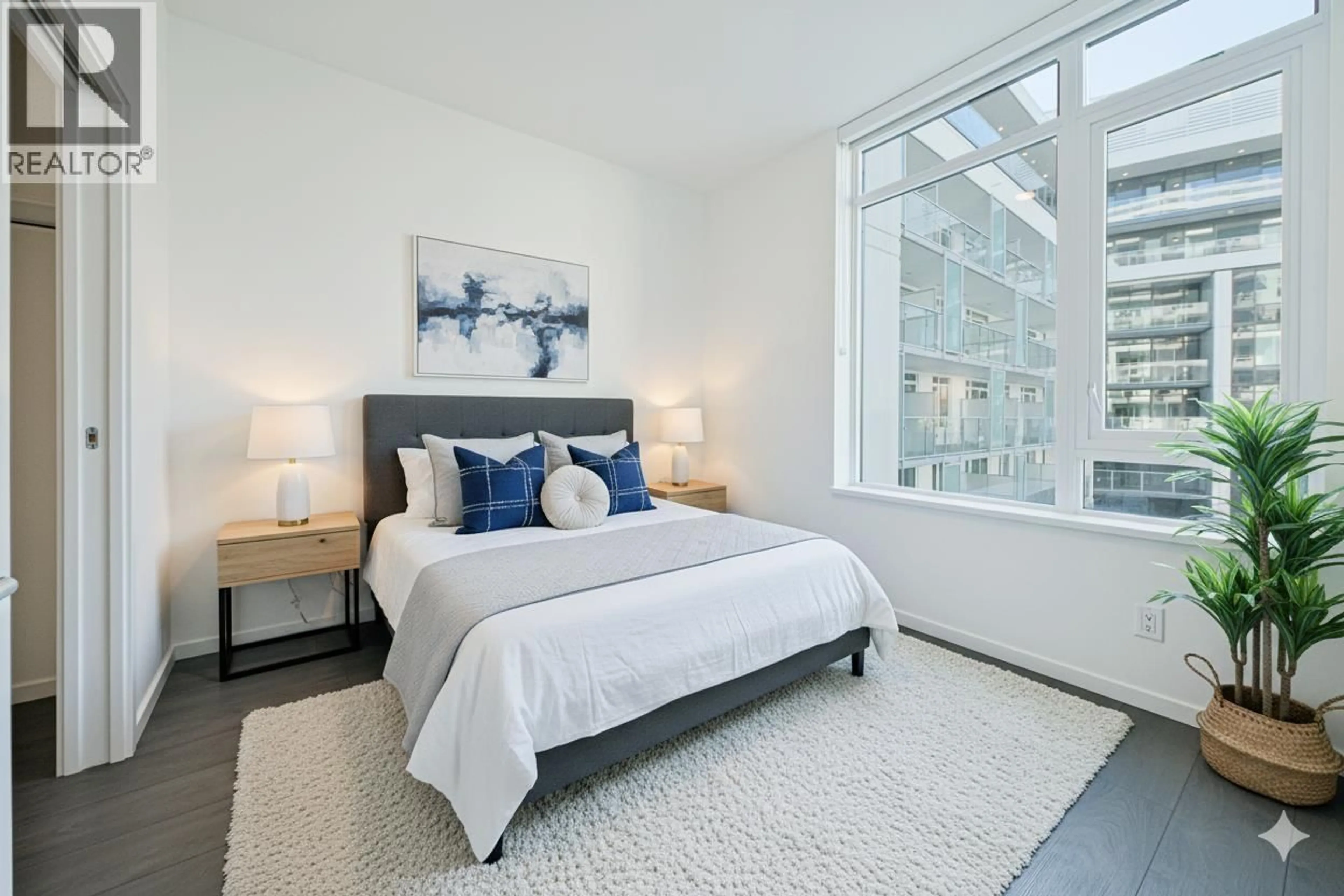 Bedroom with bed, carpet floor for 752 - 6500 MINORU BOULEVARD, Richmond British Columbia V6Y0N3