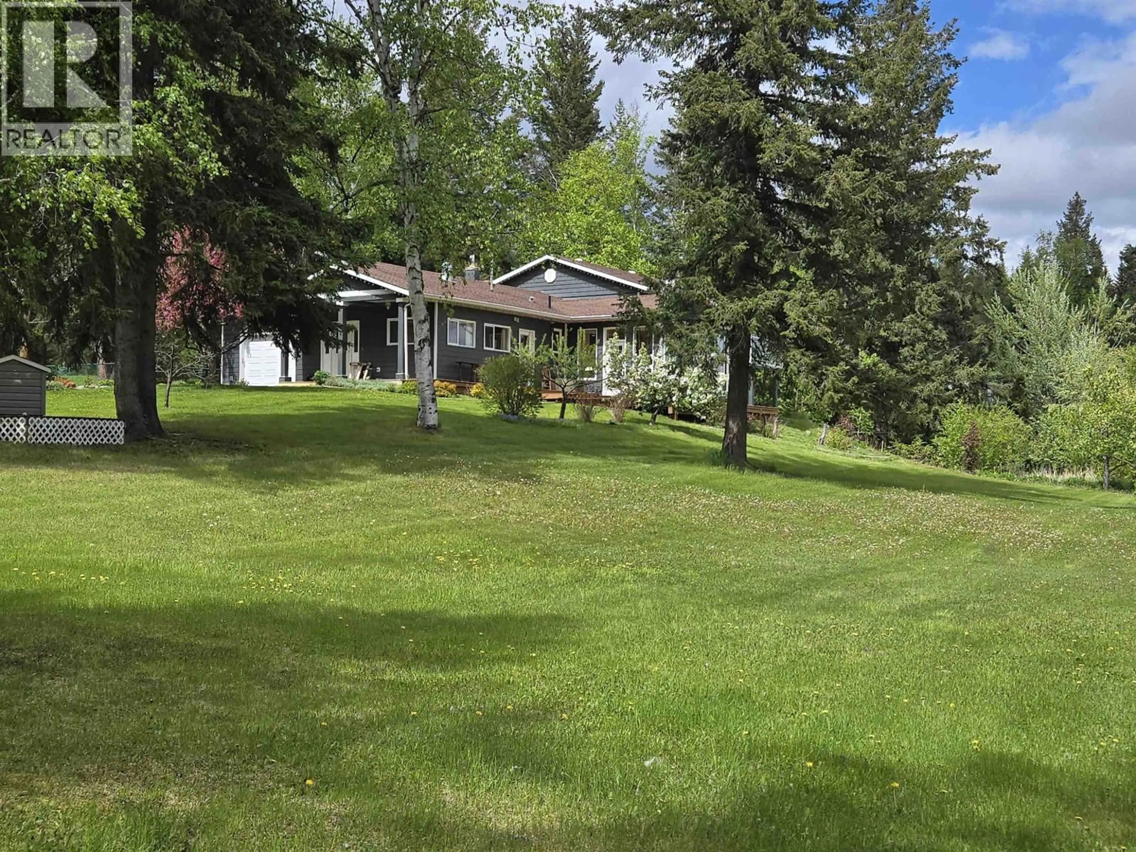 A pic from outside/outdoor area/front of a property/back of a property/a pic from drone, mountain view for 2211 SALES ROAD, Quesnel British Columbia V2J6K4