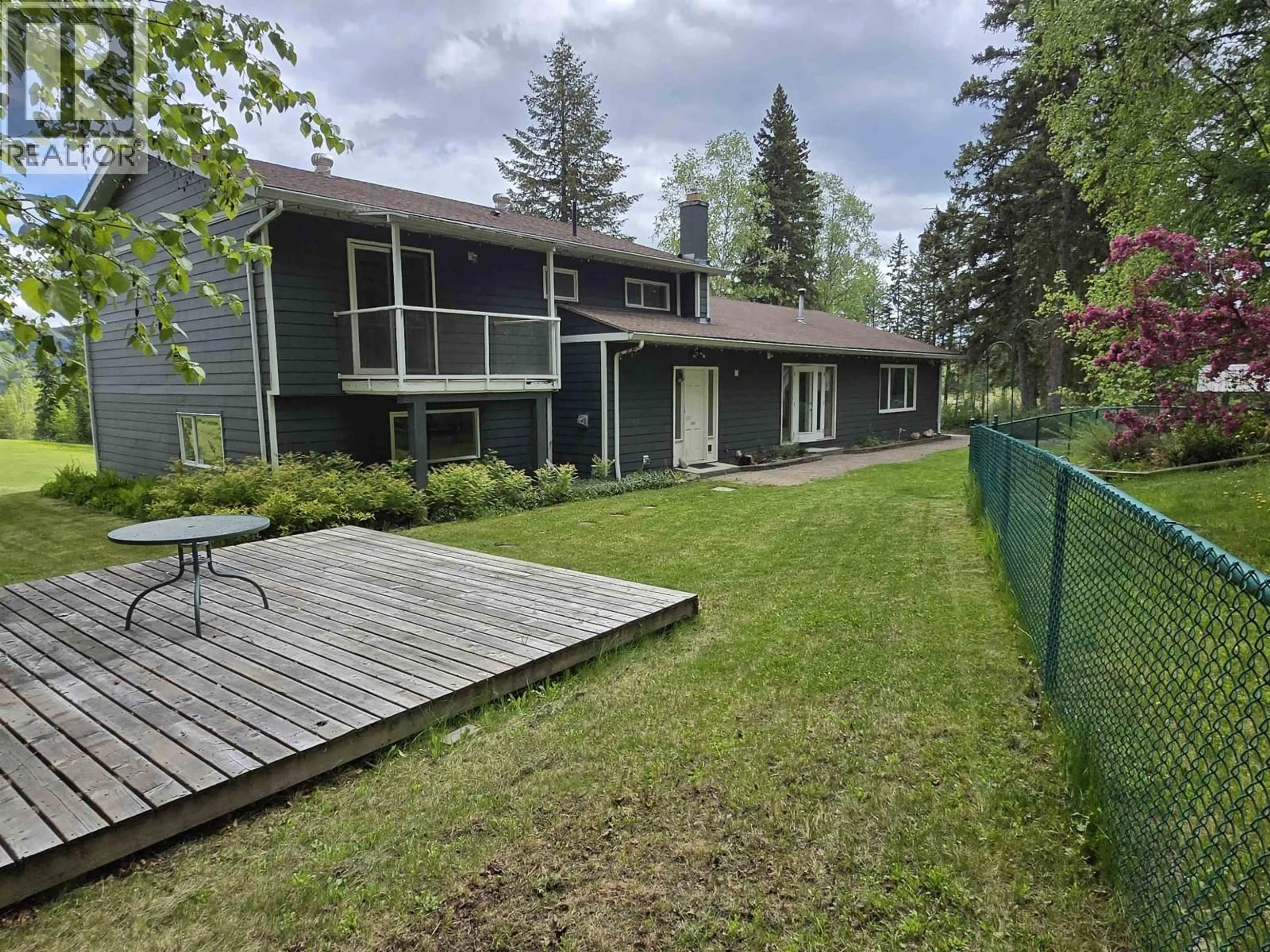 A pic from outside/outdoor area/front of a property/back of a property/a pic from drone, forest/trees view for 2211 SALES ROAD, Quesnel British Columbia V2J6K4