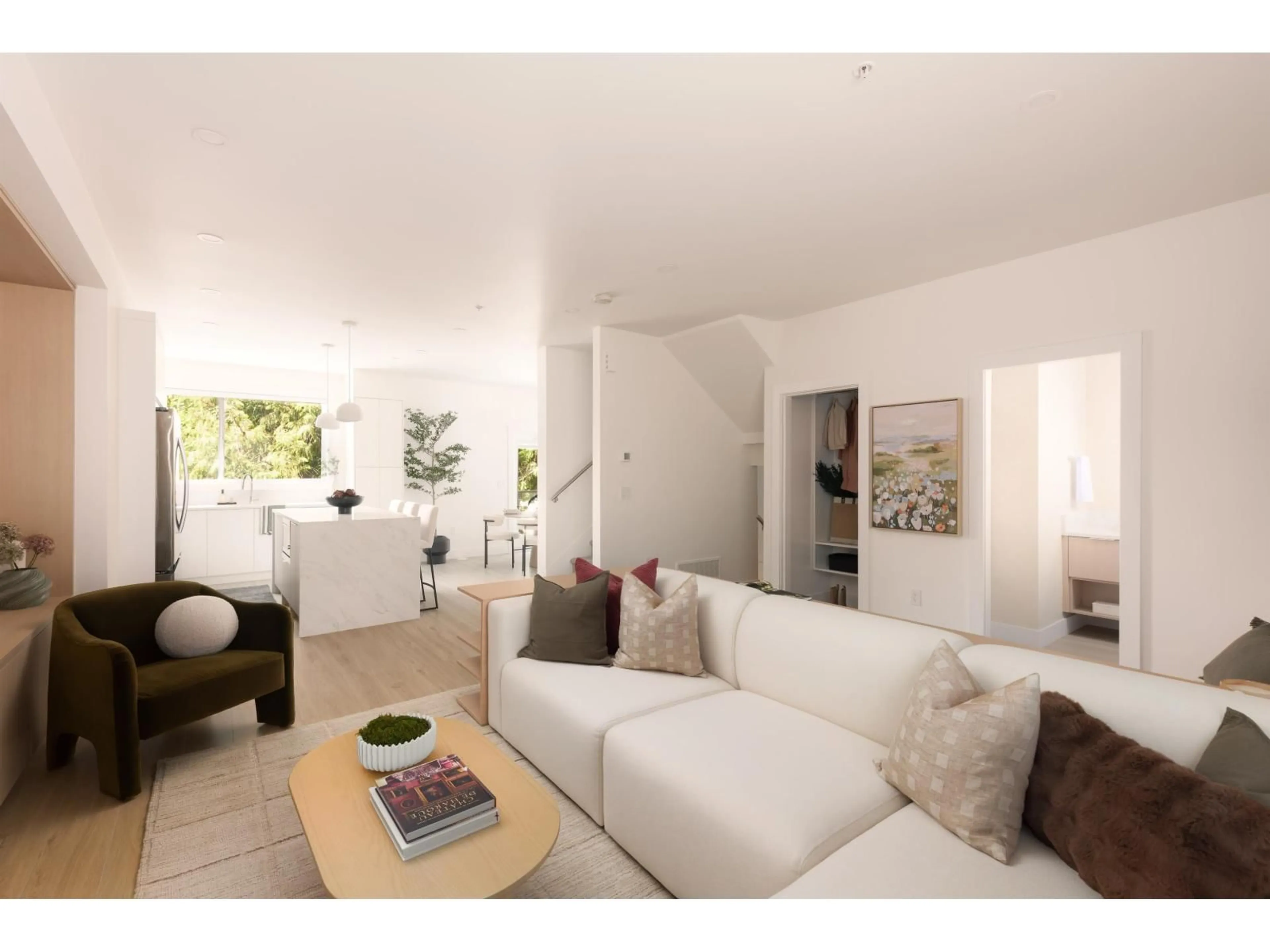 Living room with furniture, unknown for 4 - 6887 204A, Langley British Columbia V2Y1P8