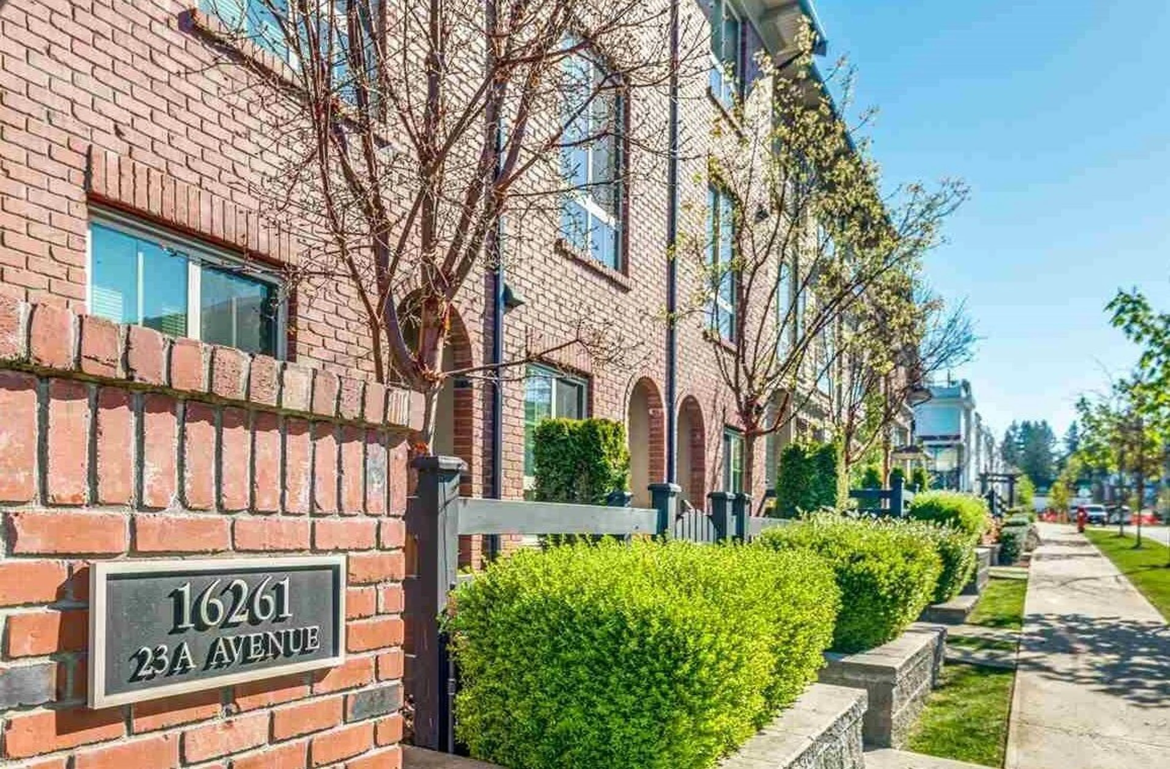 Home with brick exterior material, street for 32 - 16261 23A, Surrey British Columbia V4A2C9