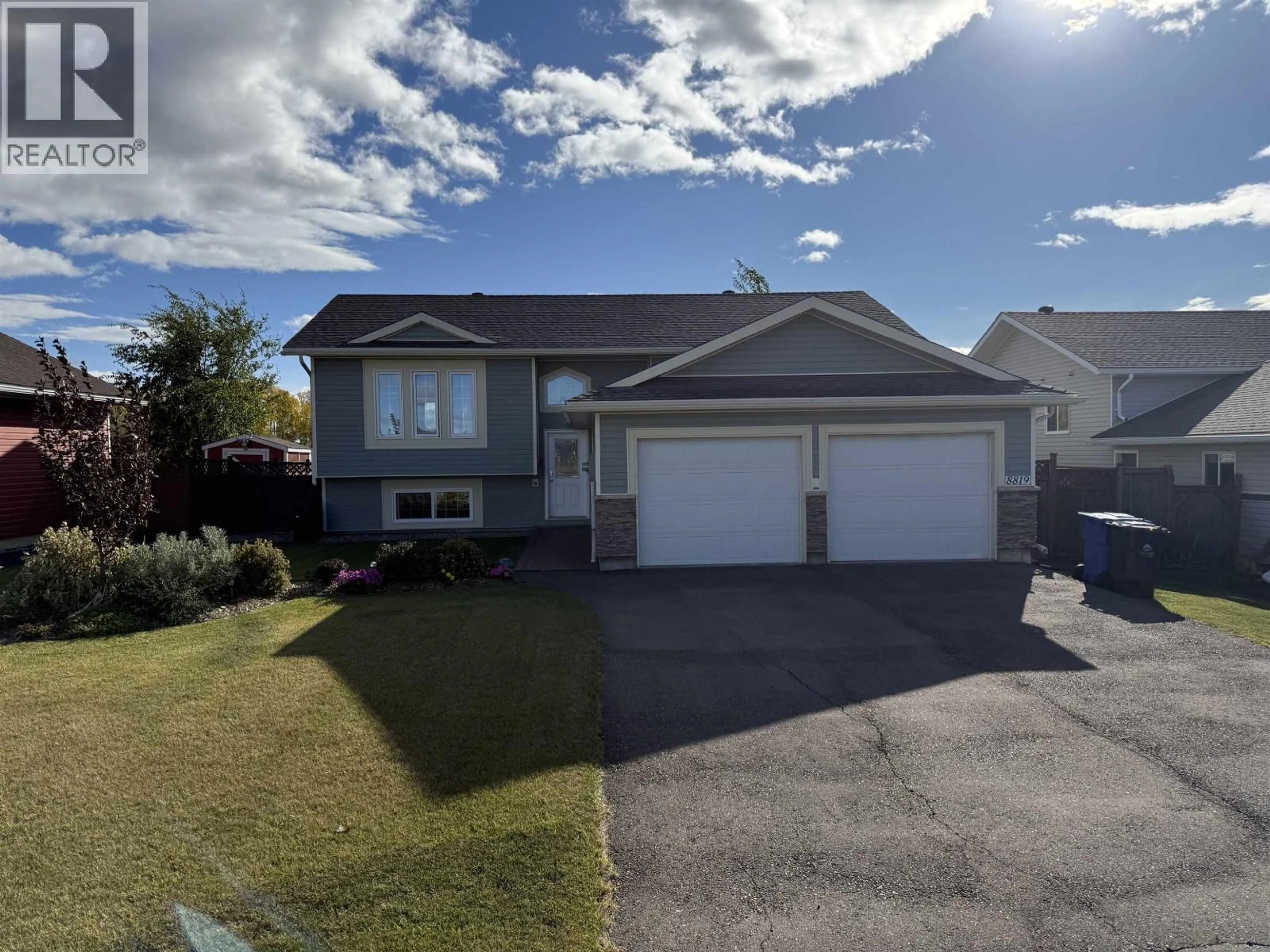 A pic from outside/outdoor area/front of a property/back of a property/a pic from drone, street for 8819 96A AVENUE, Fort St. John British Columbia V1J0A3