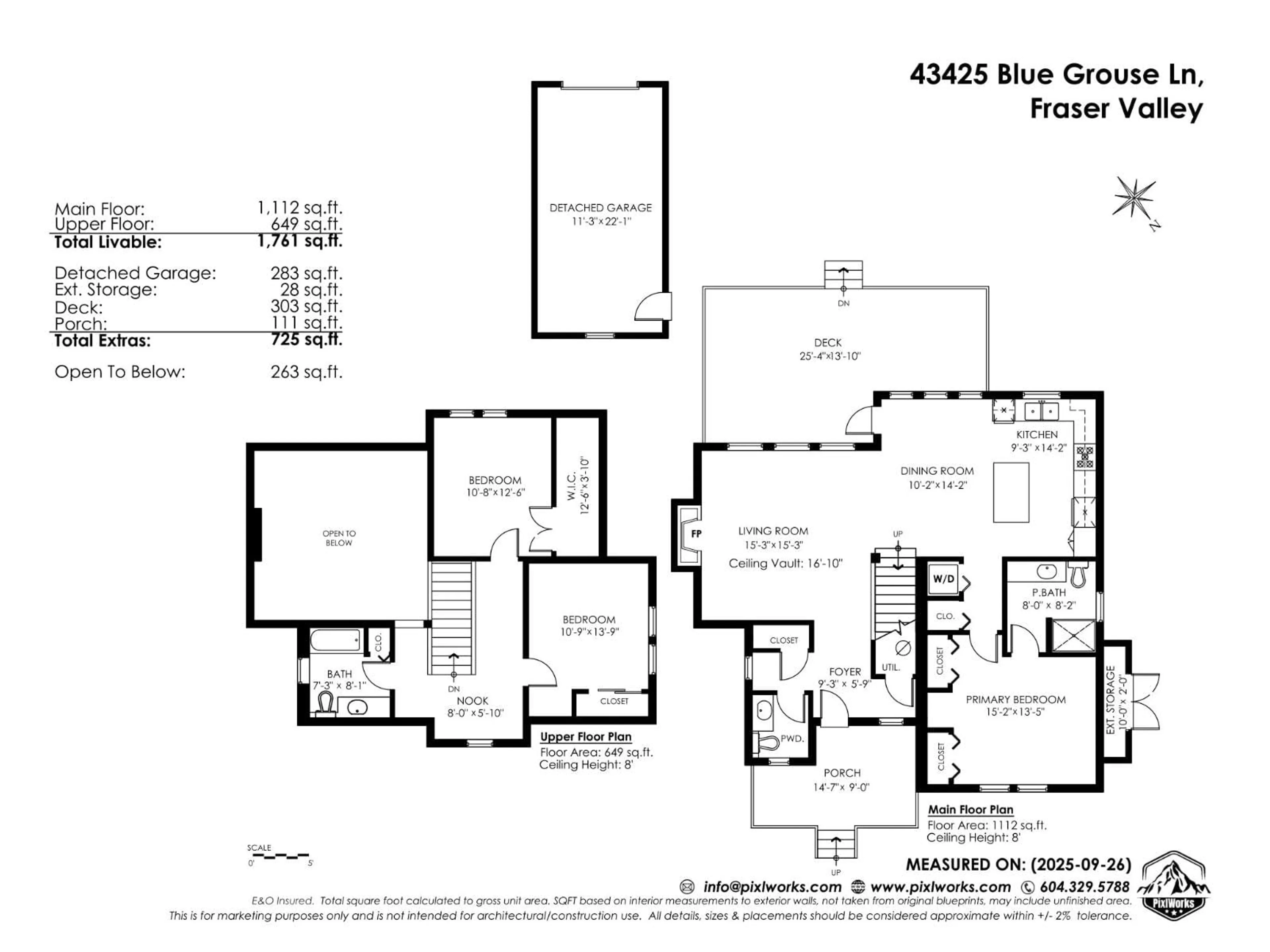 Floor plan for 43425 BLUE GROUSE LANE, Lindell Beach British Columbia V2R0X8