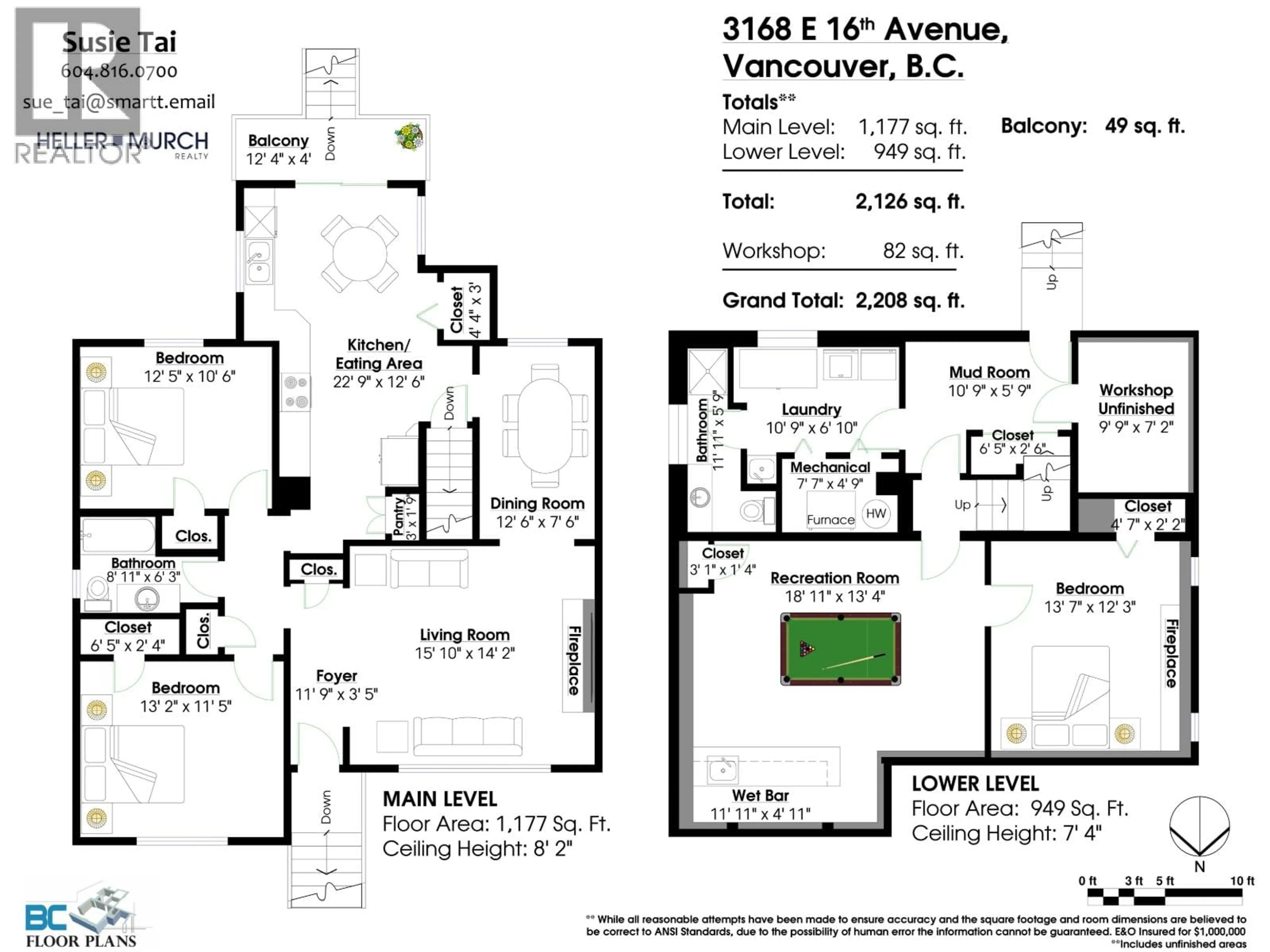 Floor plan for 3168 16TH AVENUE, Vancouver British Columbia V5M2M6
