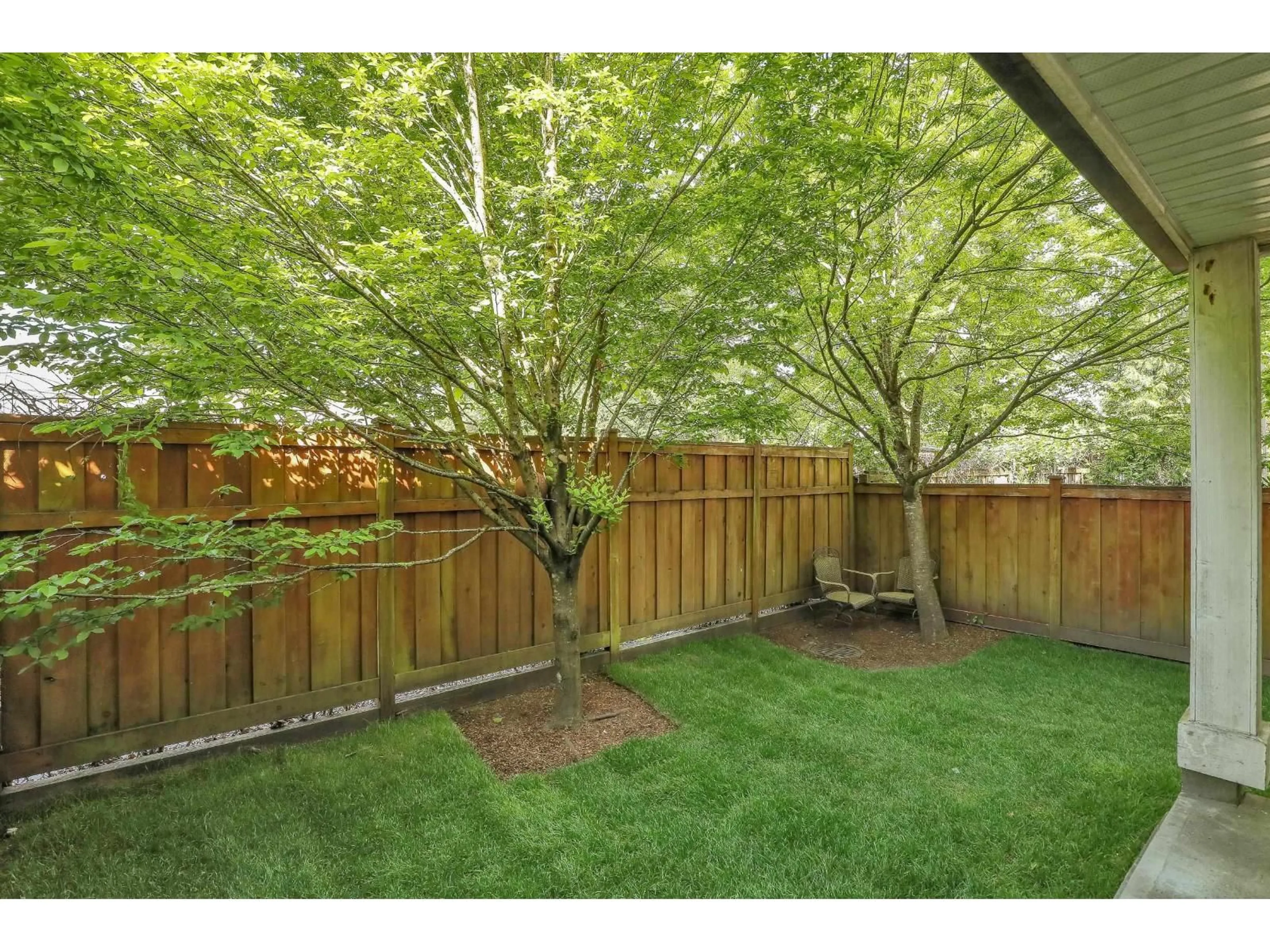 Patio, forest/trees view for 19 - 8713 158, Surrey British Columbia V4N1G9