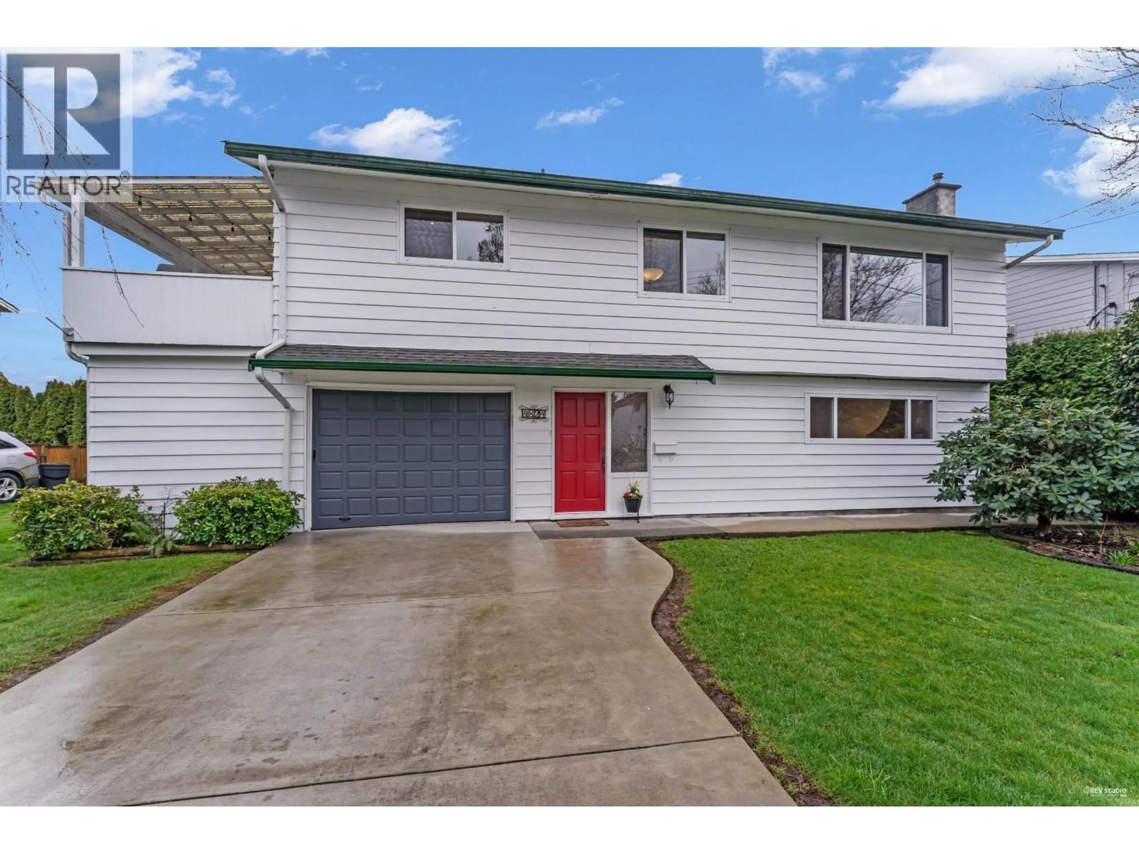 Home with vinyl exterior material, street for 4824 42B AVENUE, Delta British Columbia V4K1A4
