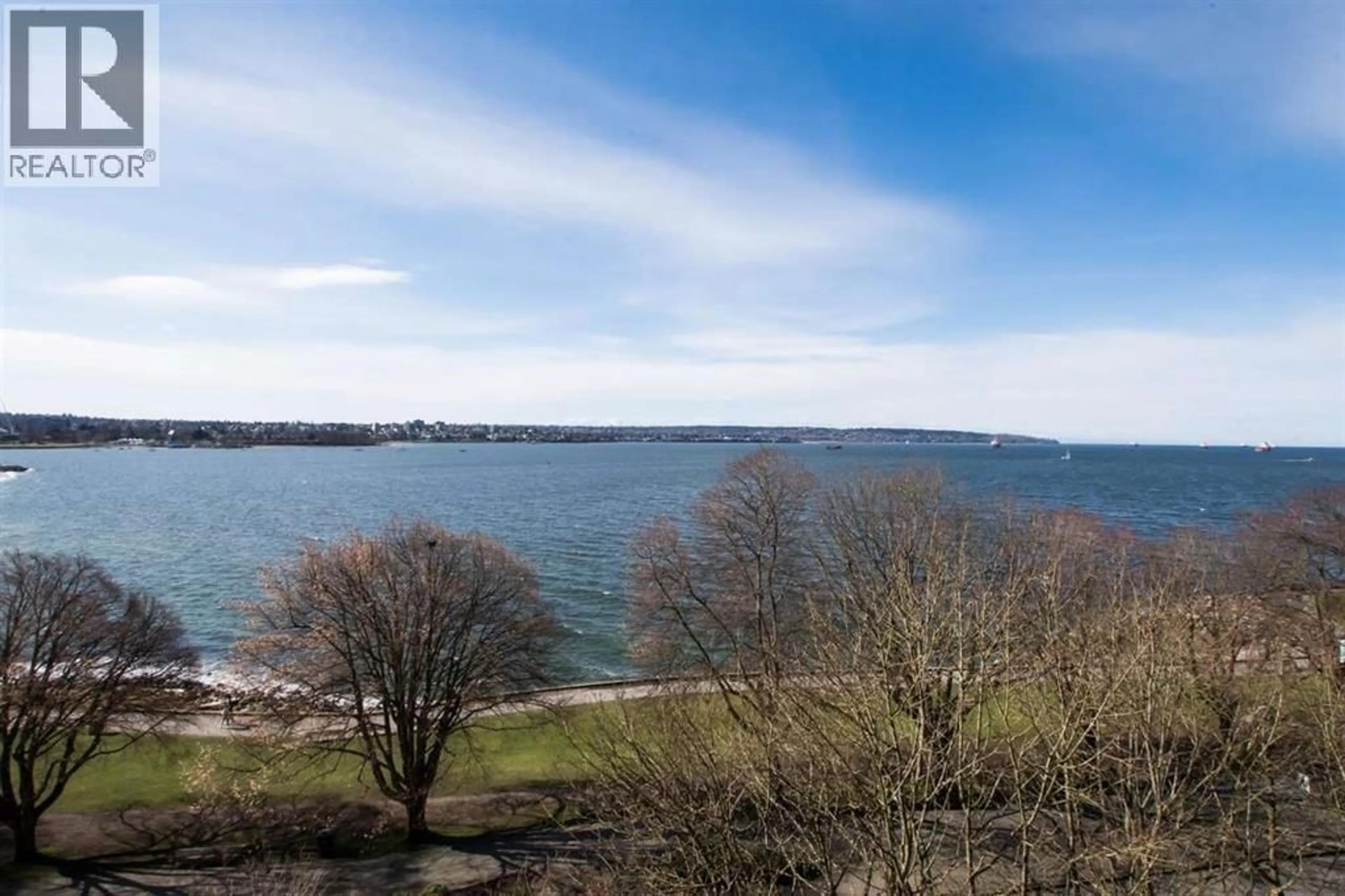 A pic from outside/outdoor area/front of a property/back of a property/a pic from drone, water/lake/river/ocean view for 503 - 1995 BEACH AVENUE, Vancouver British Columbia V6G2Y3