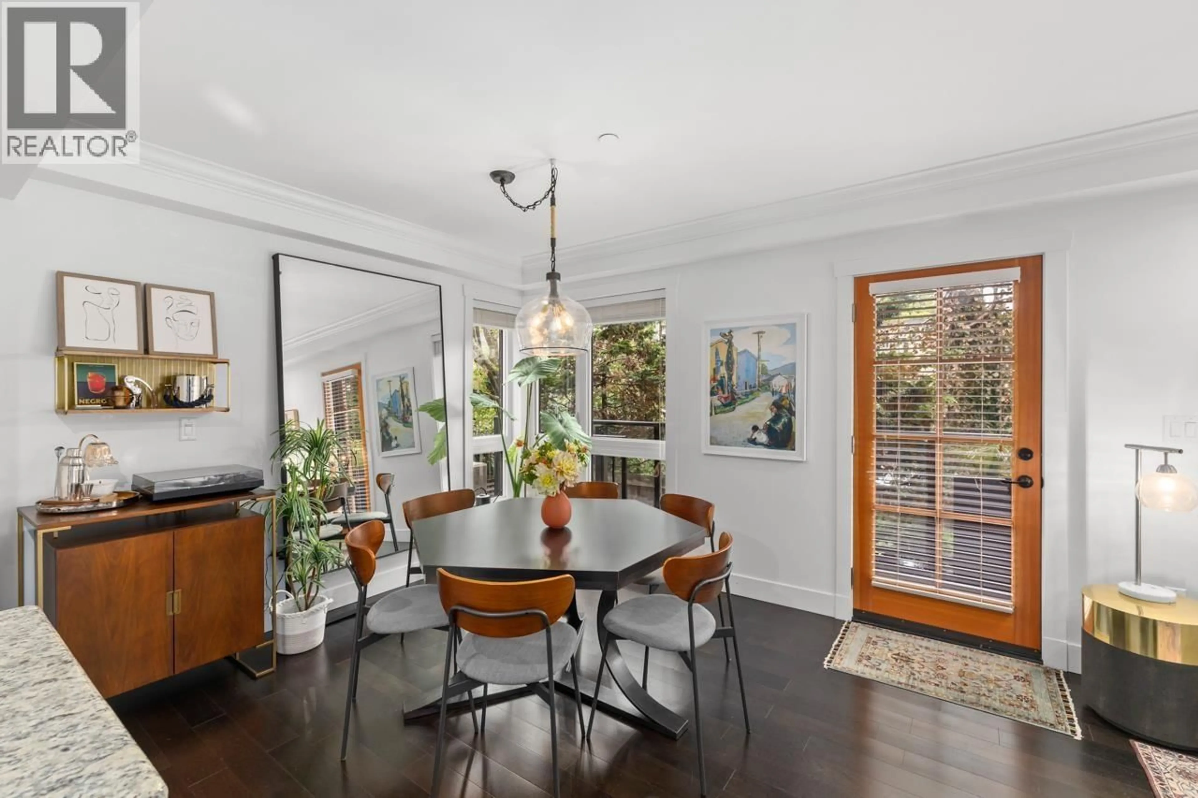 Dining room, wood/laminate floor for 2 - 2435 1ST AVENUE, Vancouver British Columbia V6K1G5