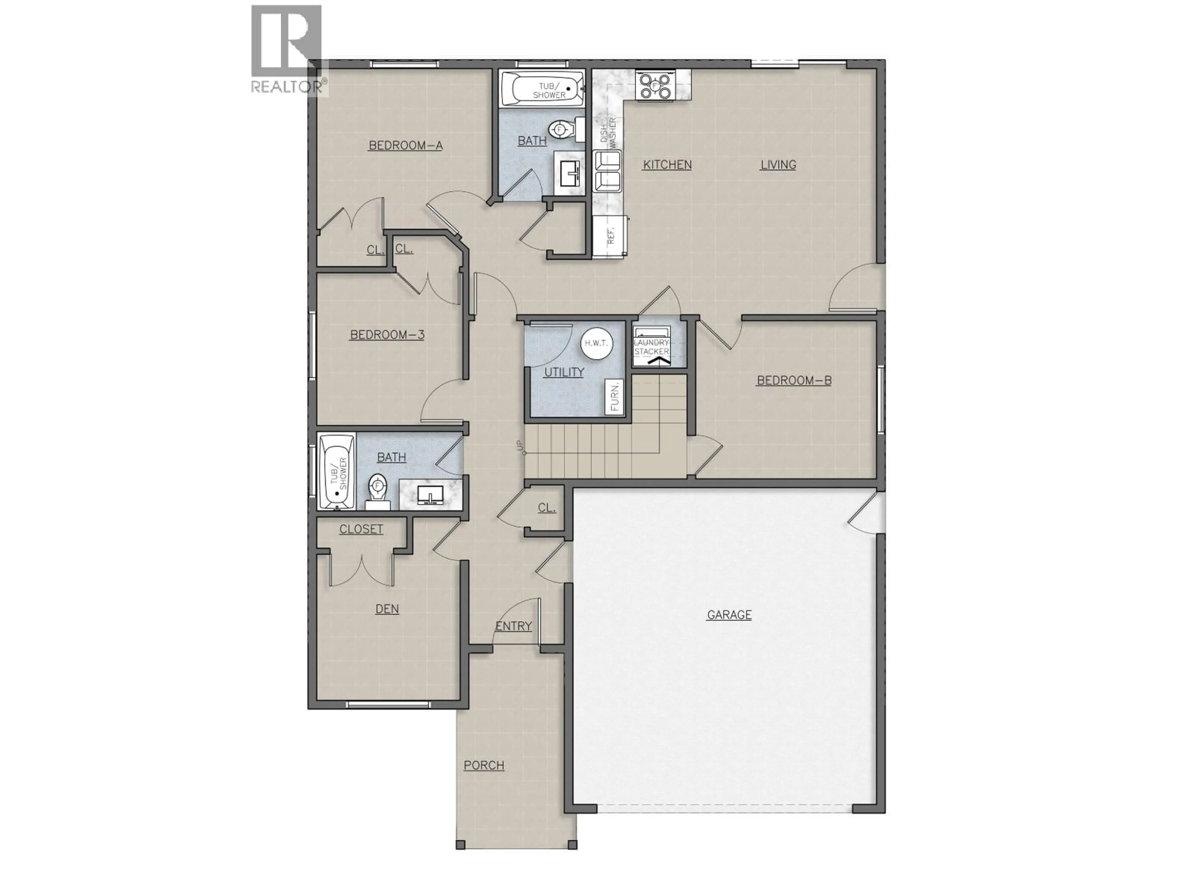 Floor plan for 4598 CRAIG DRIVE, Prince George British Columbia V2K0B9
