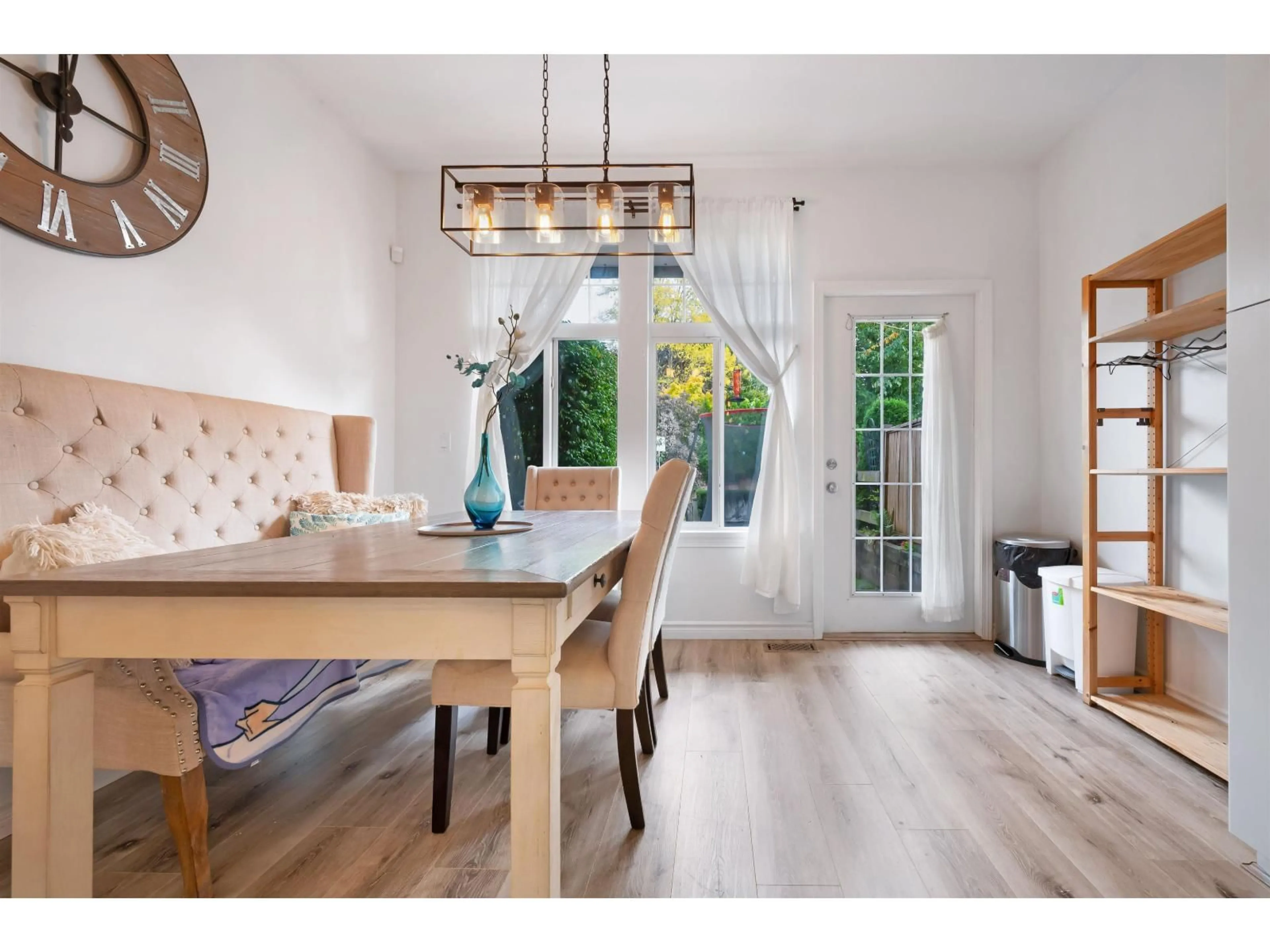 Dining room, wood/laminate floor for 48 - 18828 69, Surrey British Columbia V4N5L3