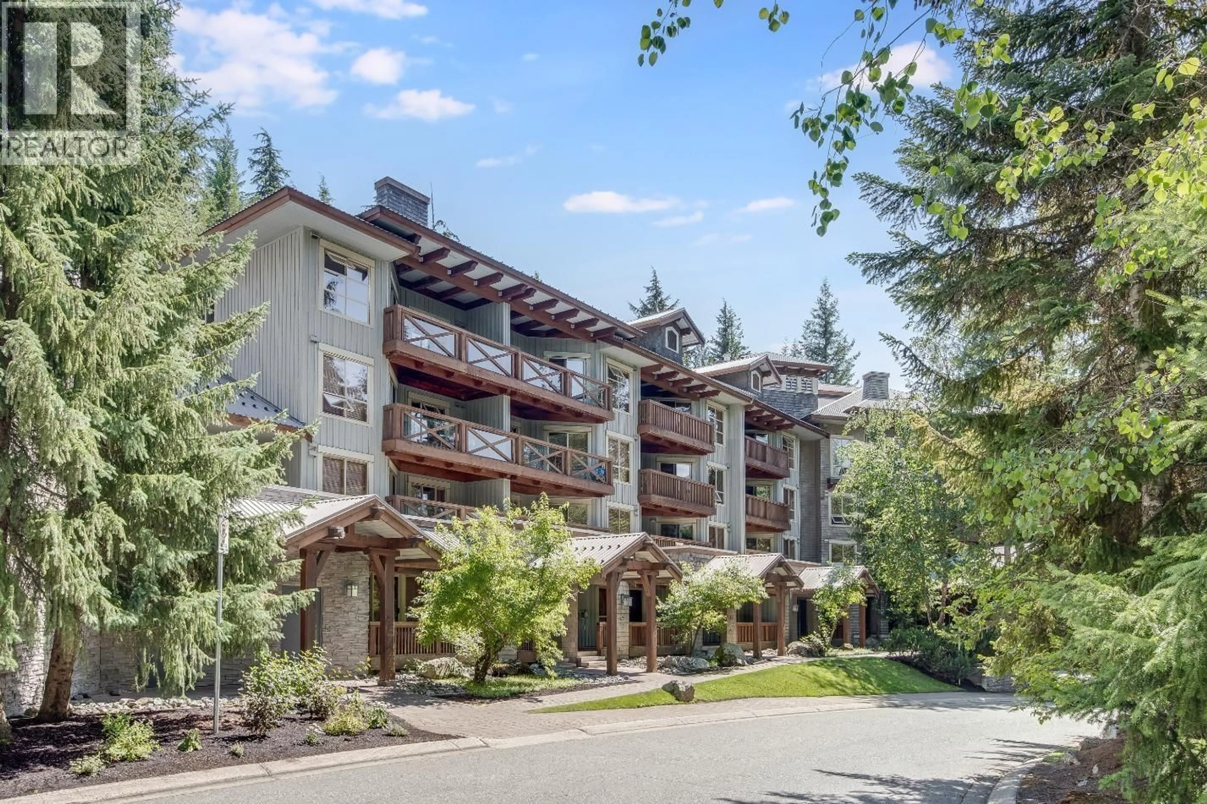 Patio, mountain view for 104G - 4653 BLACKCOMB WAY, Whistler British Columbia V8E0Y9