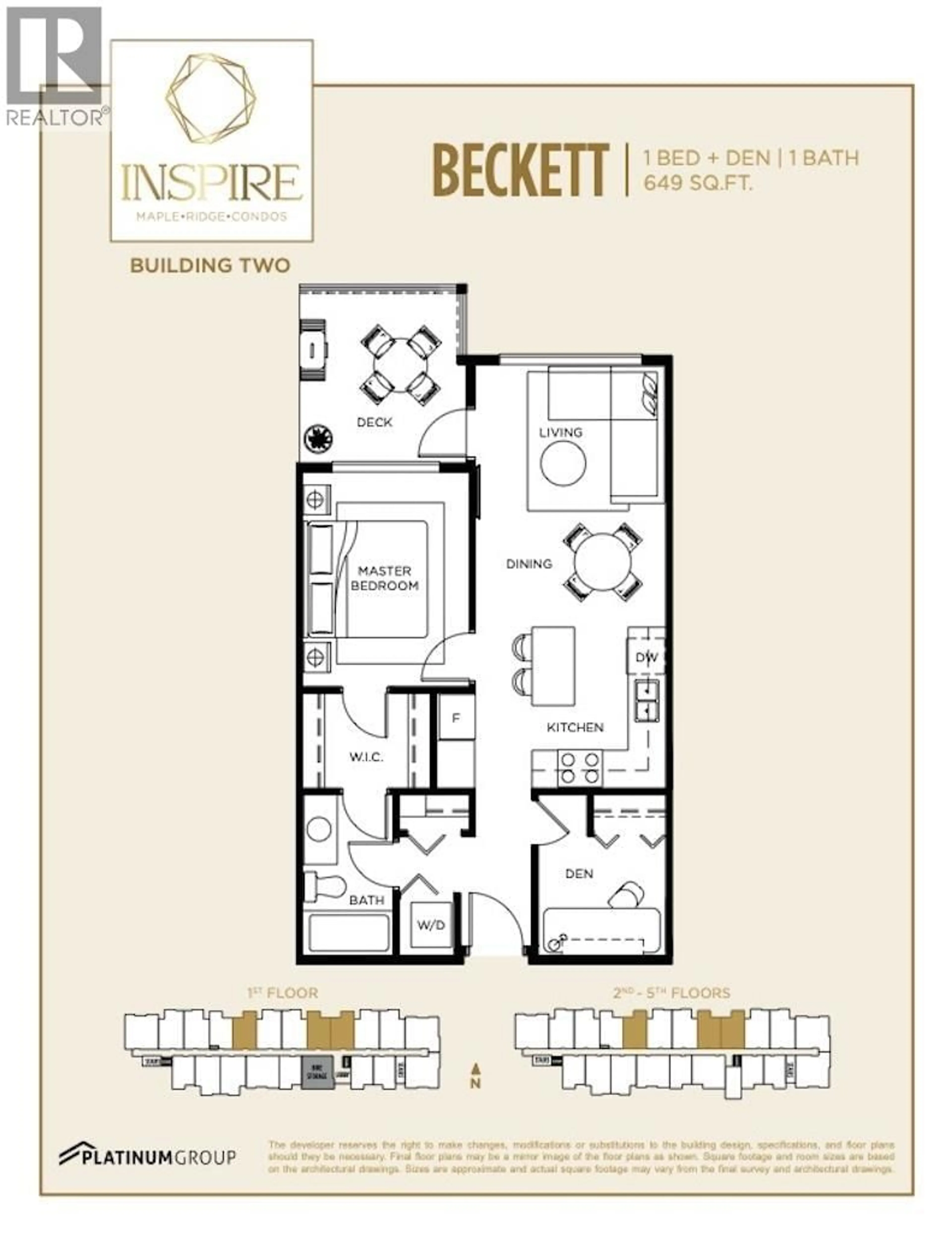 Floor plan for 212 - 12143 223 STREET, Maple Ridge British Columbia V2X5Y6