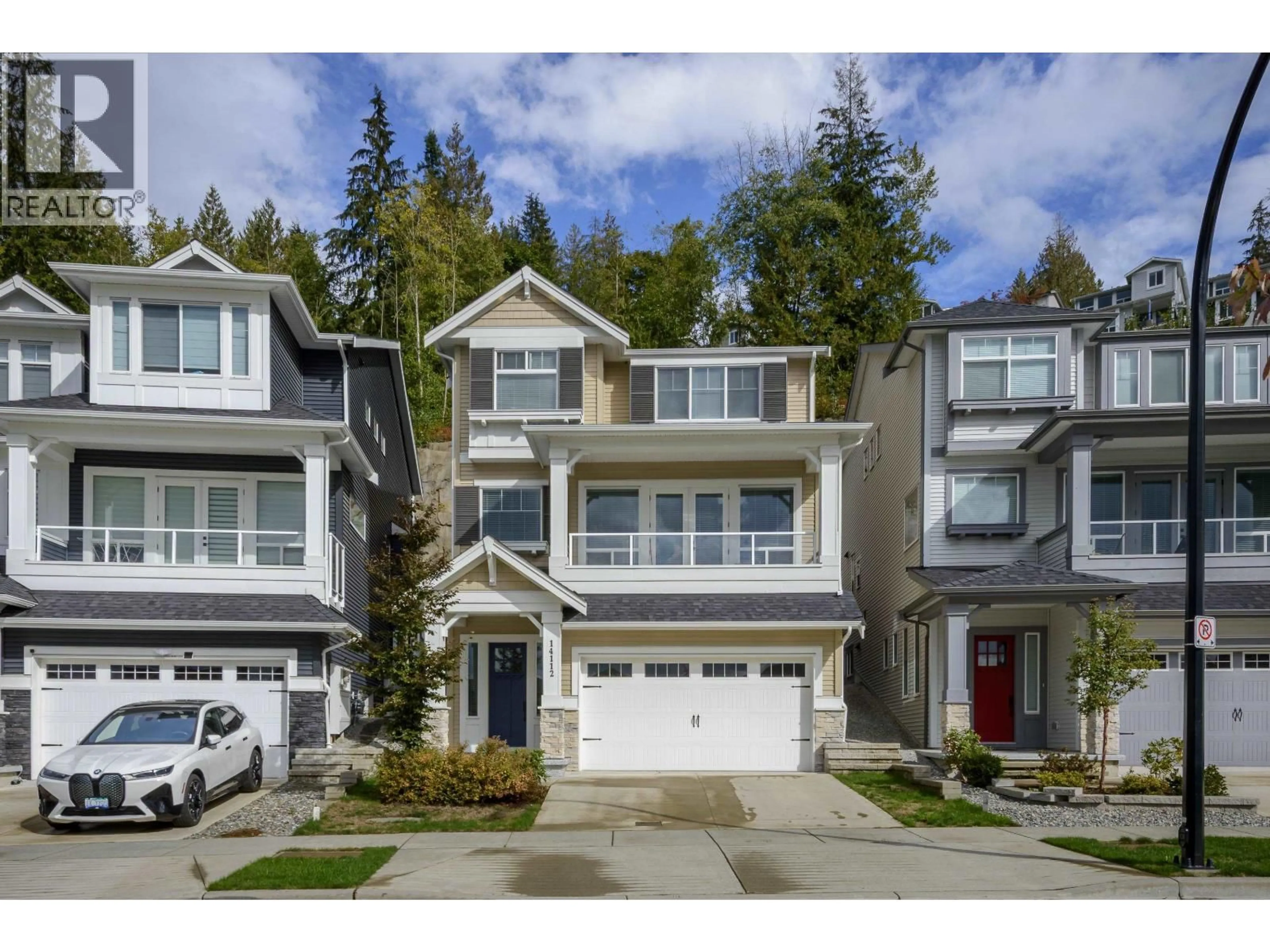 Home with vinyl exterior material, street for 14112 MIER DRIVE, Maple Ridge British Columbia V4R0G9