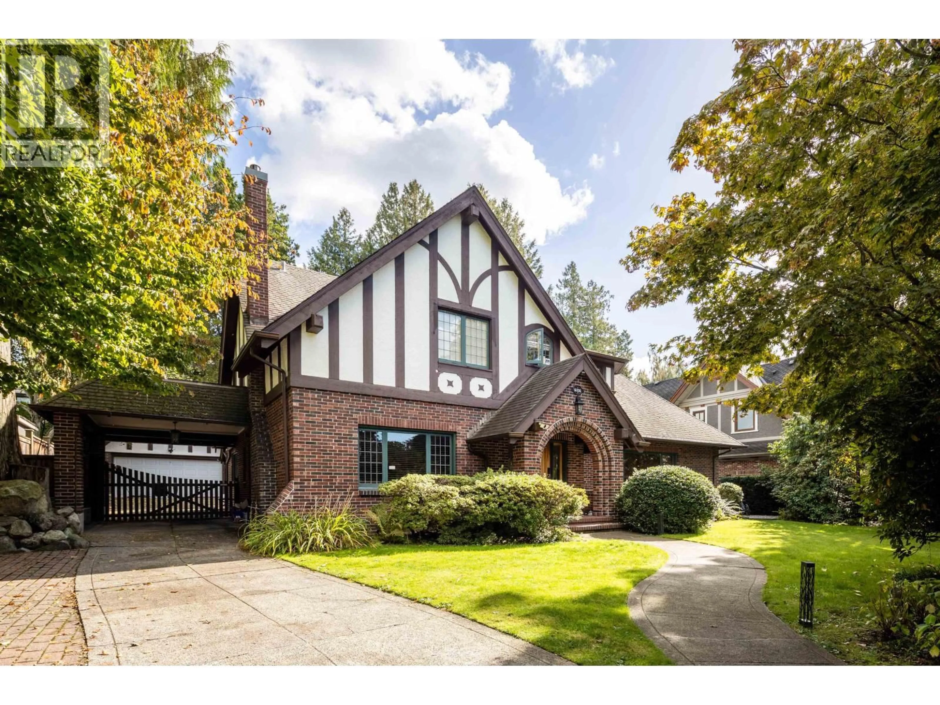 Home with brick exterior material, street for 6026 ANGUS DRIVE, Vancouver British Columbia V6M3P1