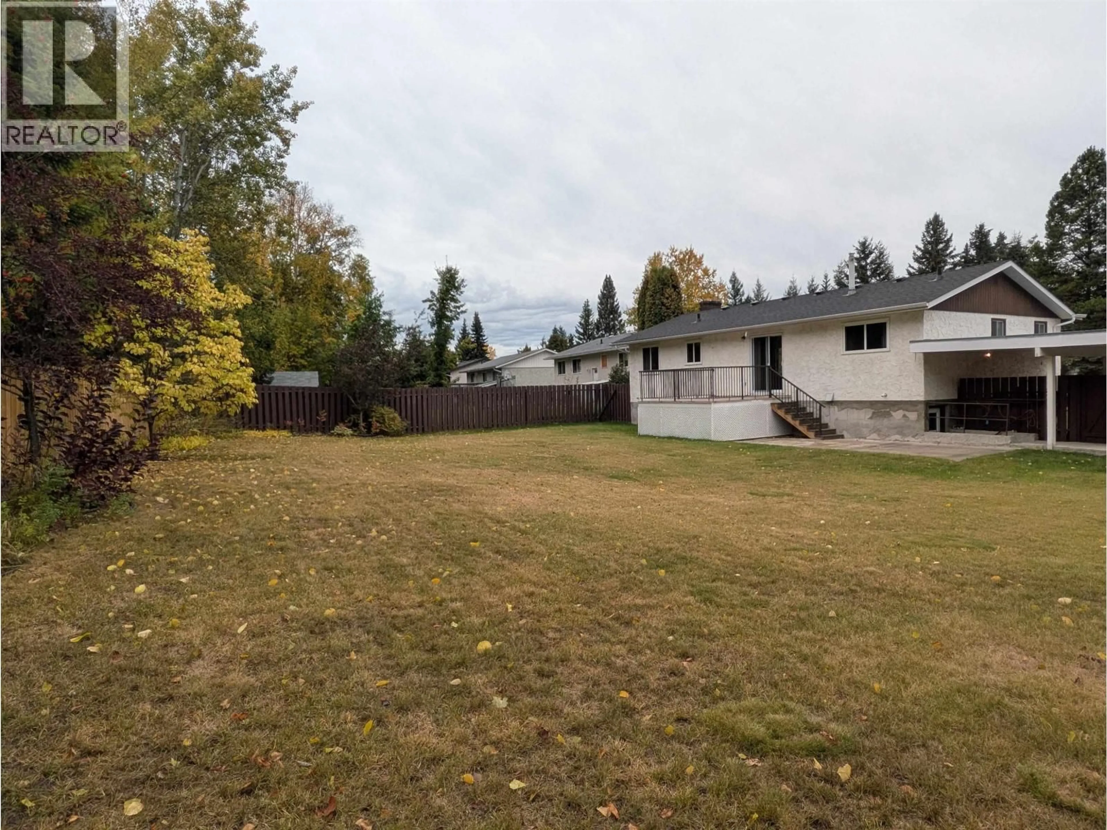 A pic from outside/outdoor area/front of a property/back of a property/a pic from drone, mountain view for 7644 MONCTON CRESCENT, Prince George British Columbia V2N3M1