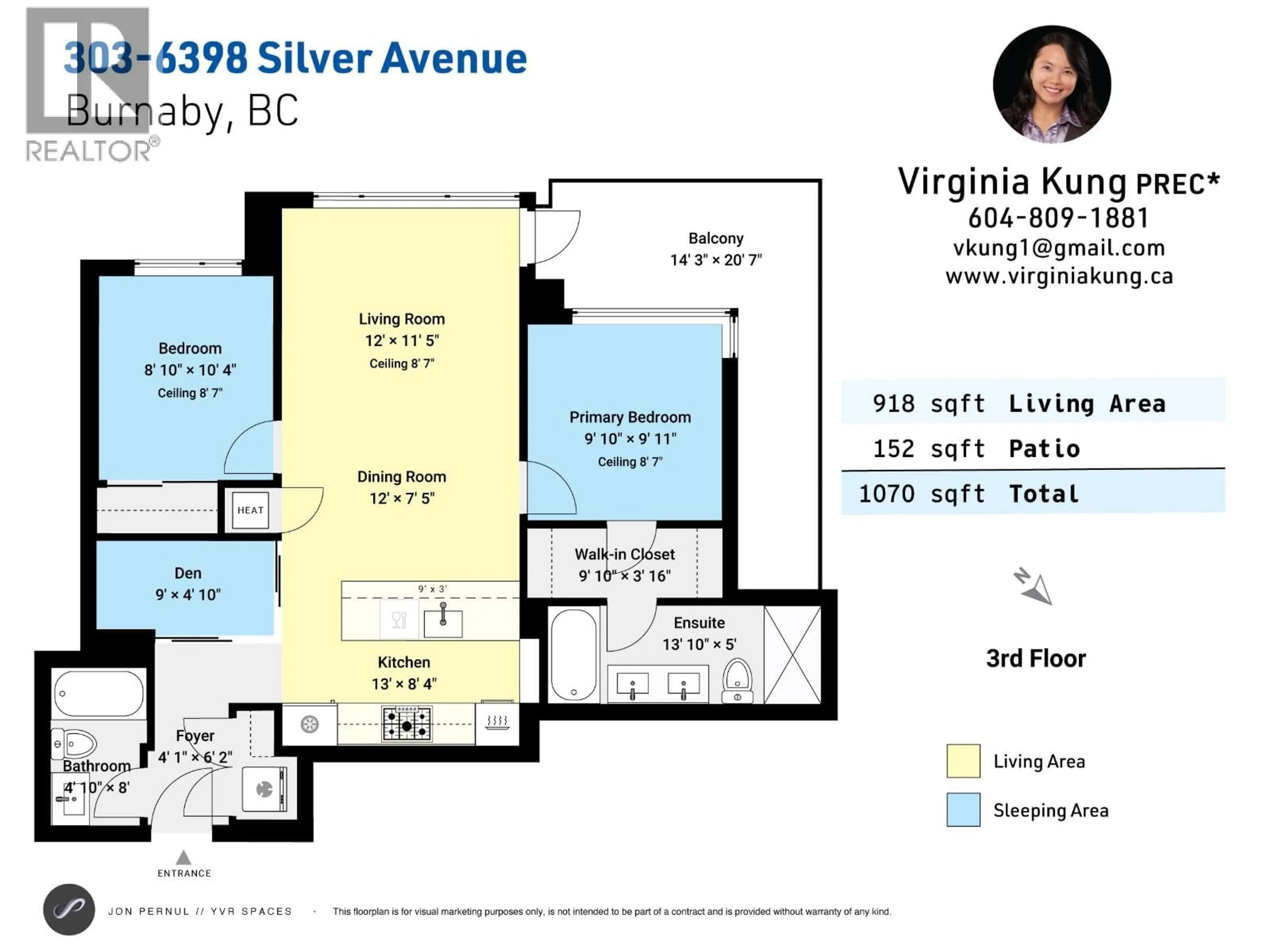 Floor plan for 303 - 6398 SILVER AVENUE, Burnaby British Columbia V5H0K7