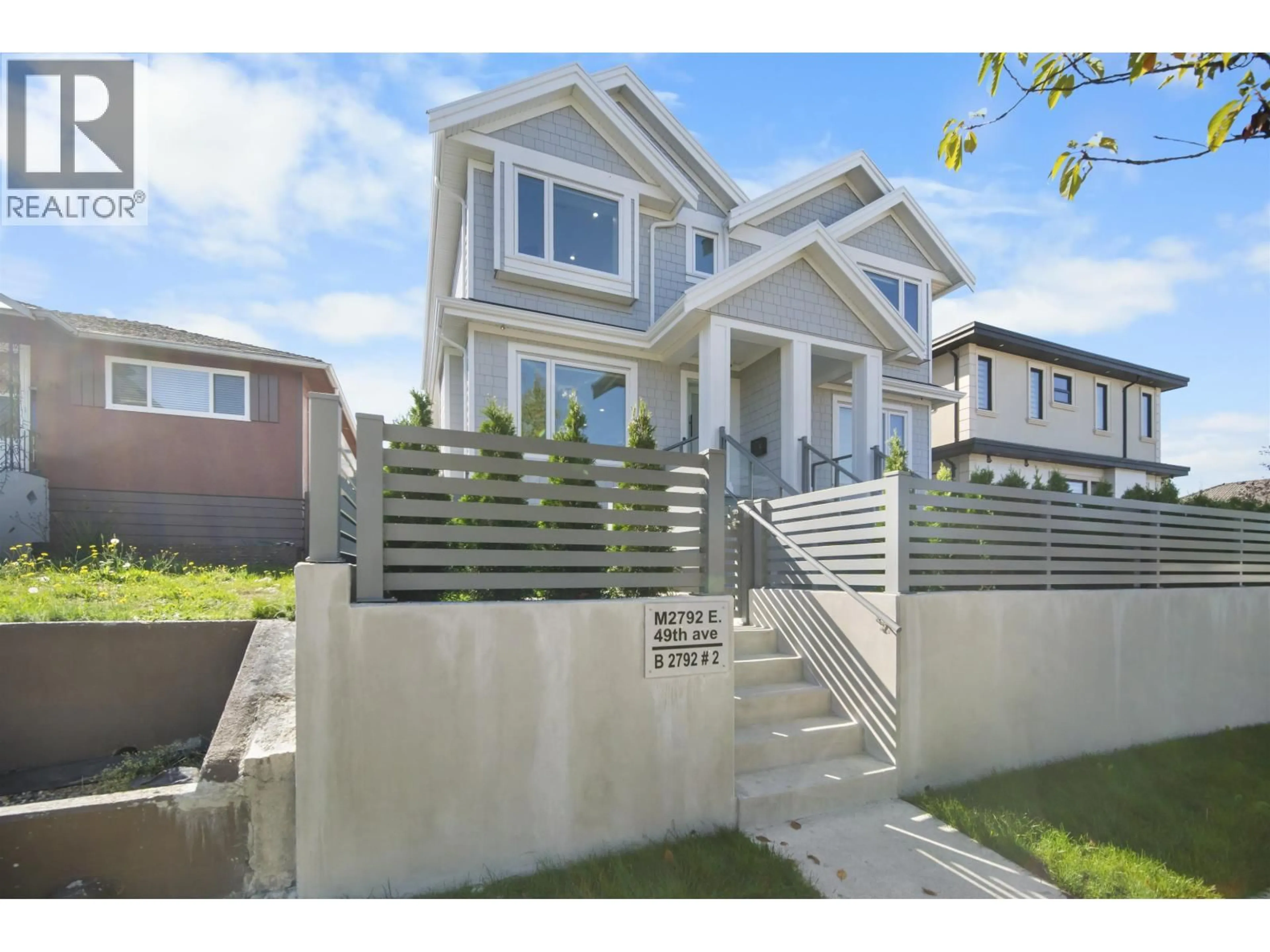 Home with vinyl exterior material, street for 2792 49TH AVENUE, Vancouver British Columbia V5S1K5