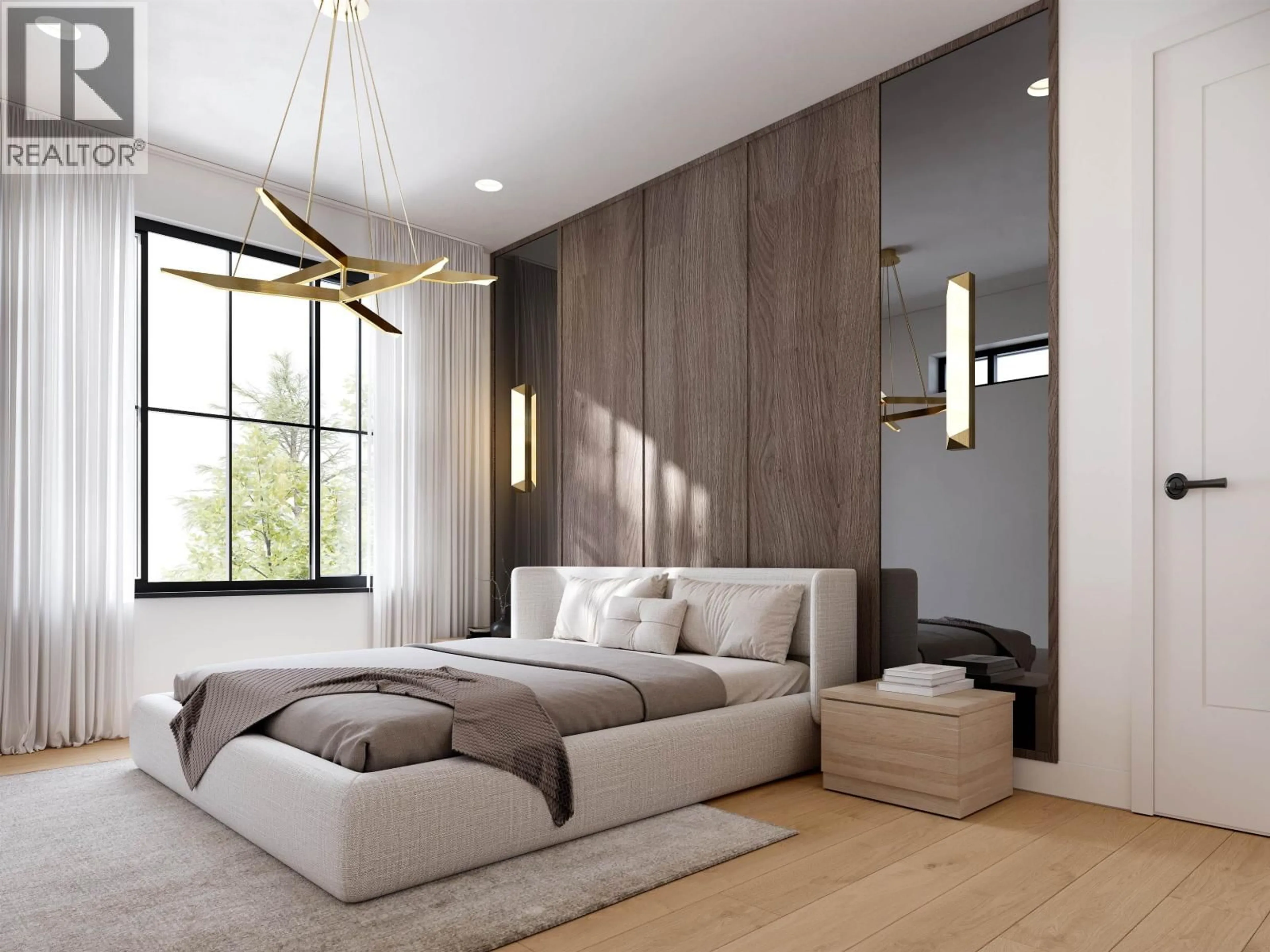 Bedroom with bed, wood/laminate floor for 544 46TH AVENUE, Vancouver British Columbia V5W2A3