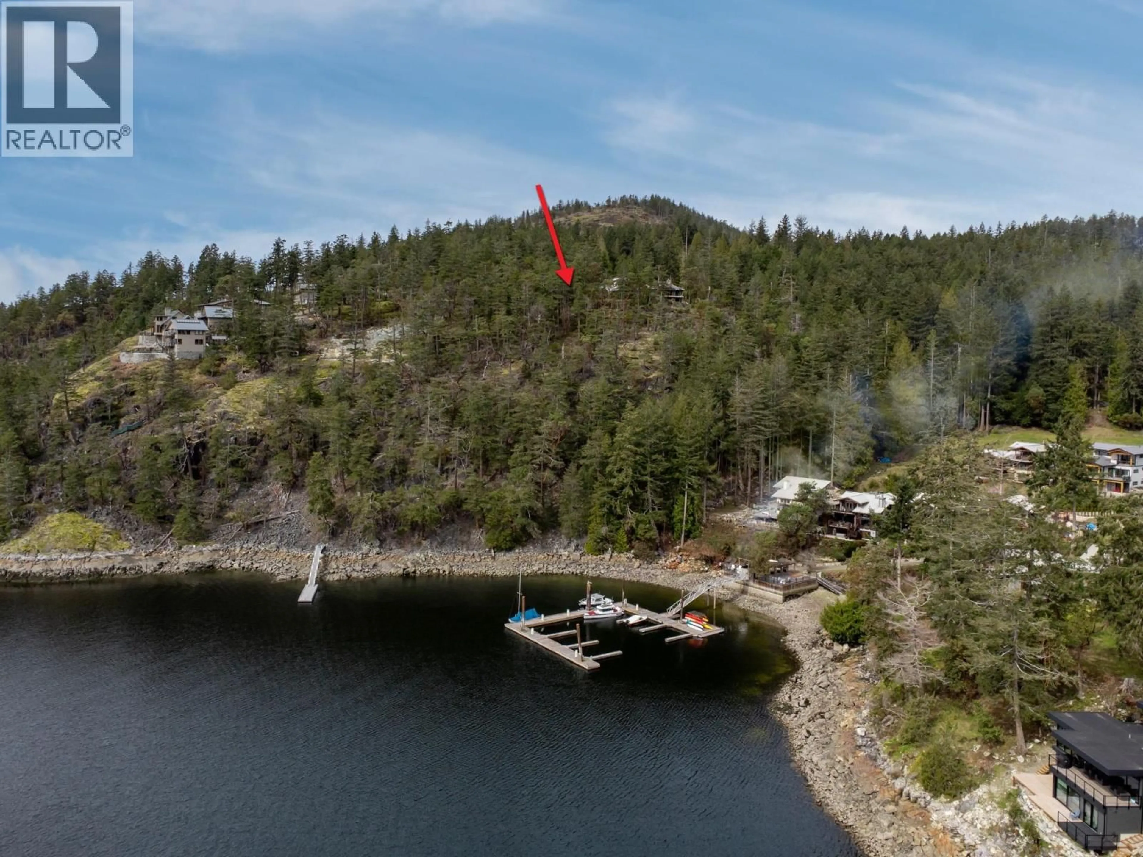 A pic from outside/outdoor area/front of a property/back of a property/a pic from drone, water/lake/river/ocean view for LOT 13 FLAGSHIP ROAD, Pender Harbour British Columbia V0N1S1