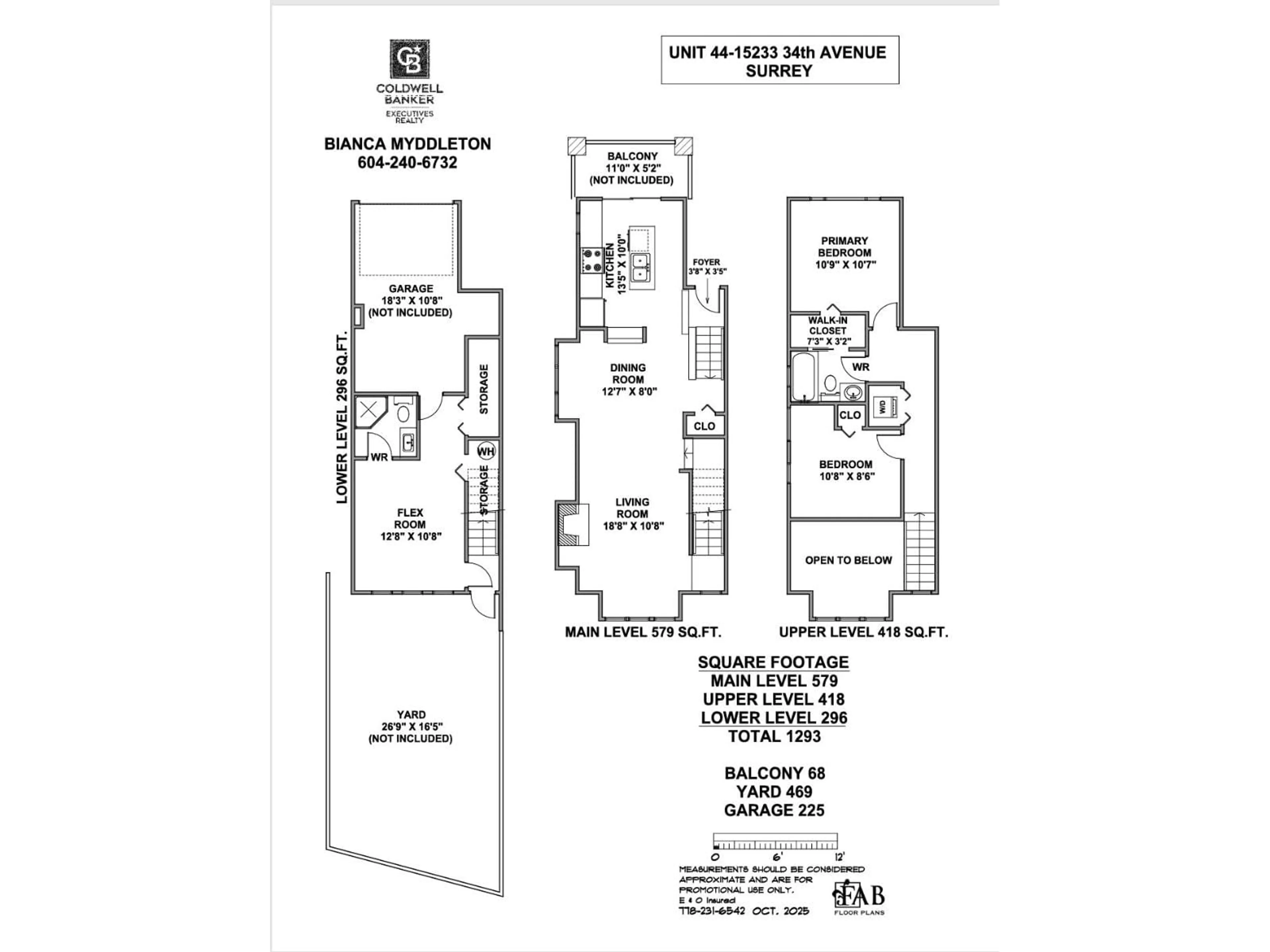 Floor plan for 44 - 15233 34, Surrey British Columbia V3Z2T7