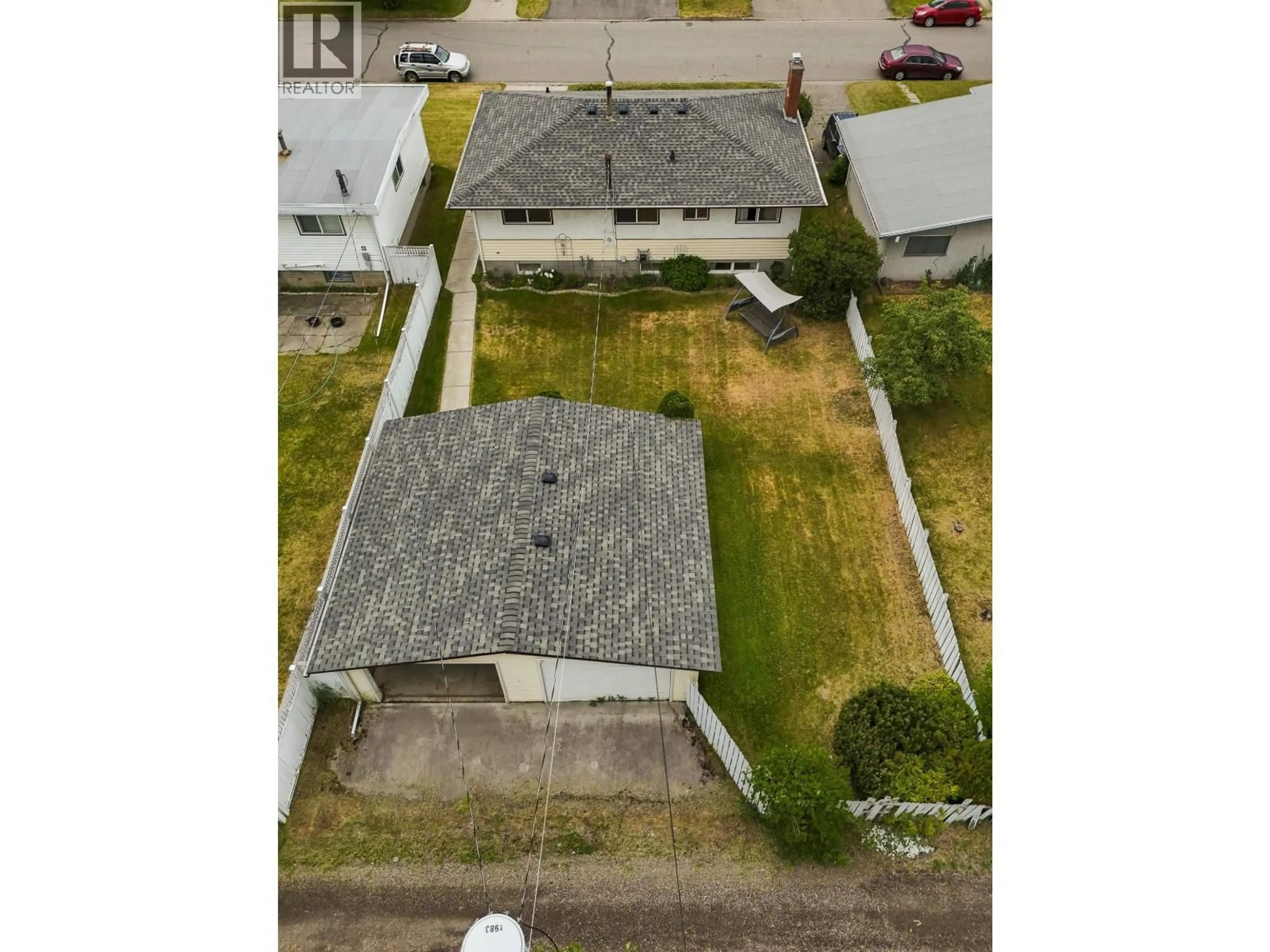 A pic from outside/outdoor area/front of a property/back of a property/a pic from drone, street for 374 NICHOLSON STREET, Prince George British Columbia V2M3L9