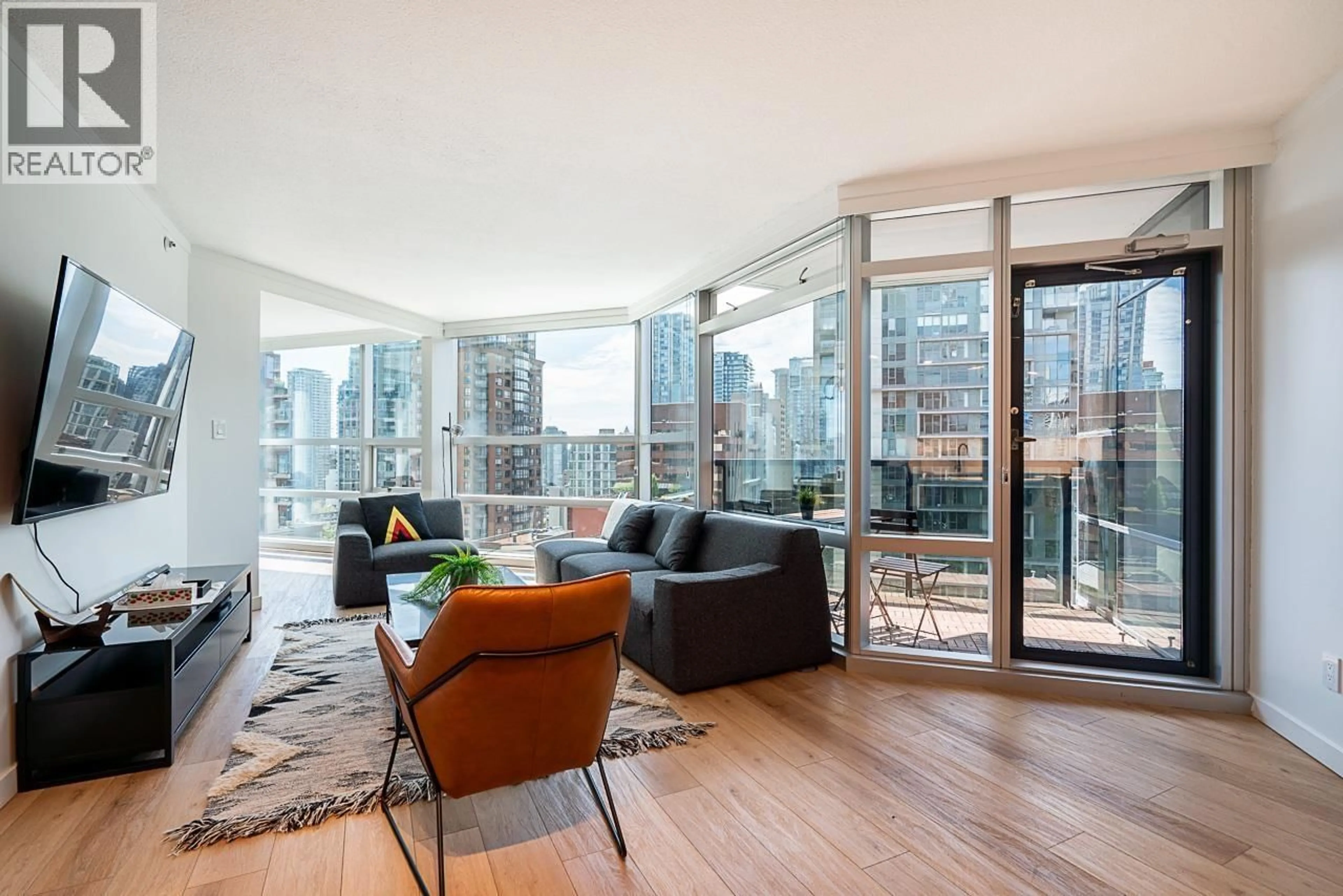Living room with furniture, unknown for 1201 - 1050 BURRARD STREET, Vancouver British Columbia V6Z2S3