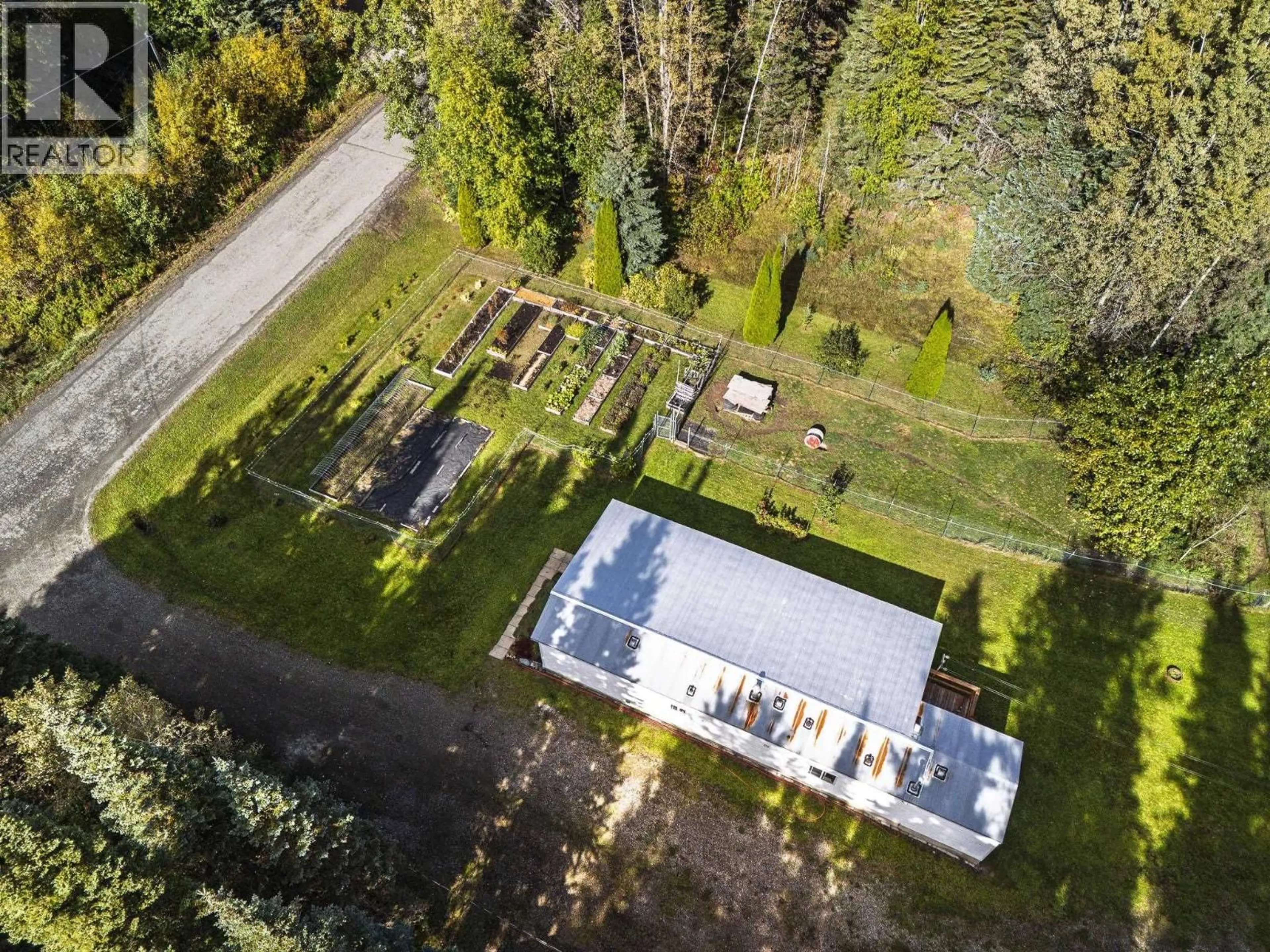 A pic from outside/outdoor area/front of a property/back of a property/a pic from drone, forest/trees view for 8400 DOMAGALA ROAD, Prince George British Columbia V2K5R1