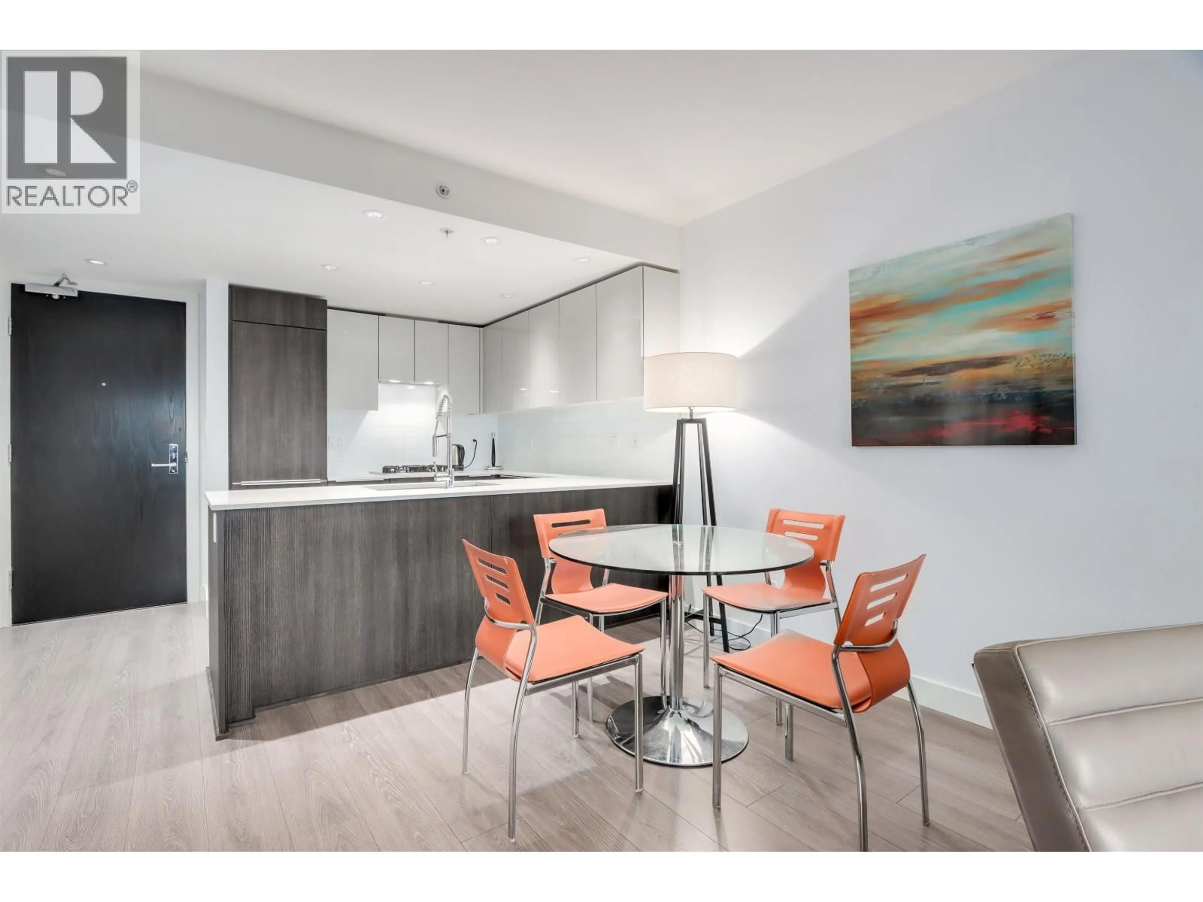 Open concept kitchen, wood/laminate floor for 327 - 1588 HASTINGS STREET, Vancouver British Columbia V5L0B8
