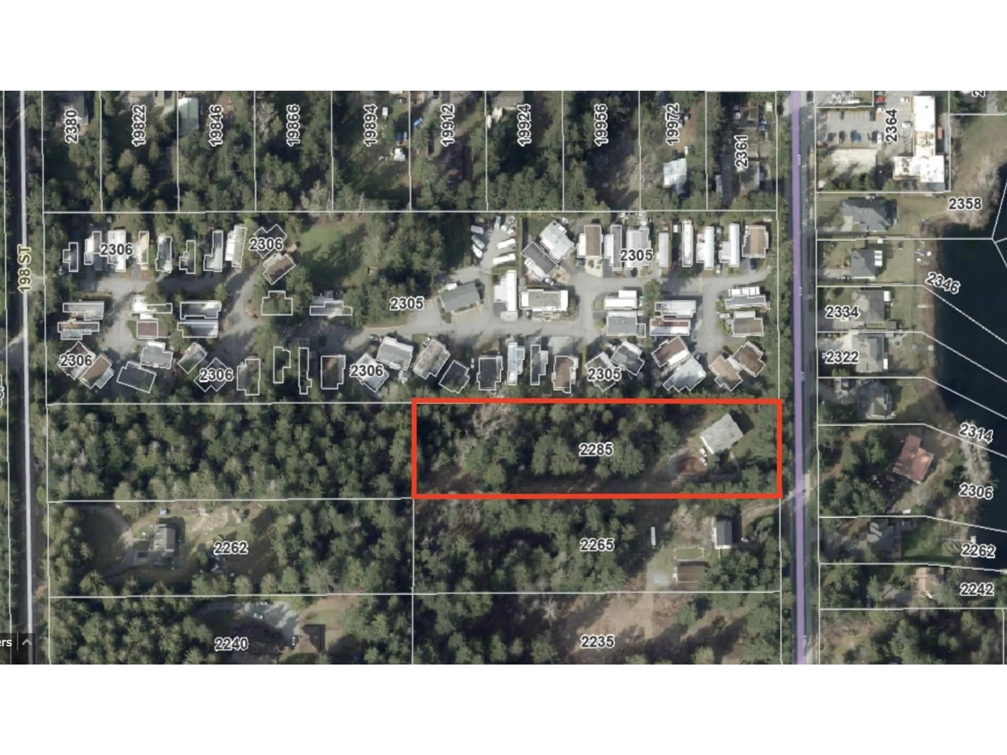 Picture of a map for 2285 200, Langley British Columbia V2Z1Y5