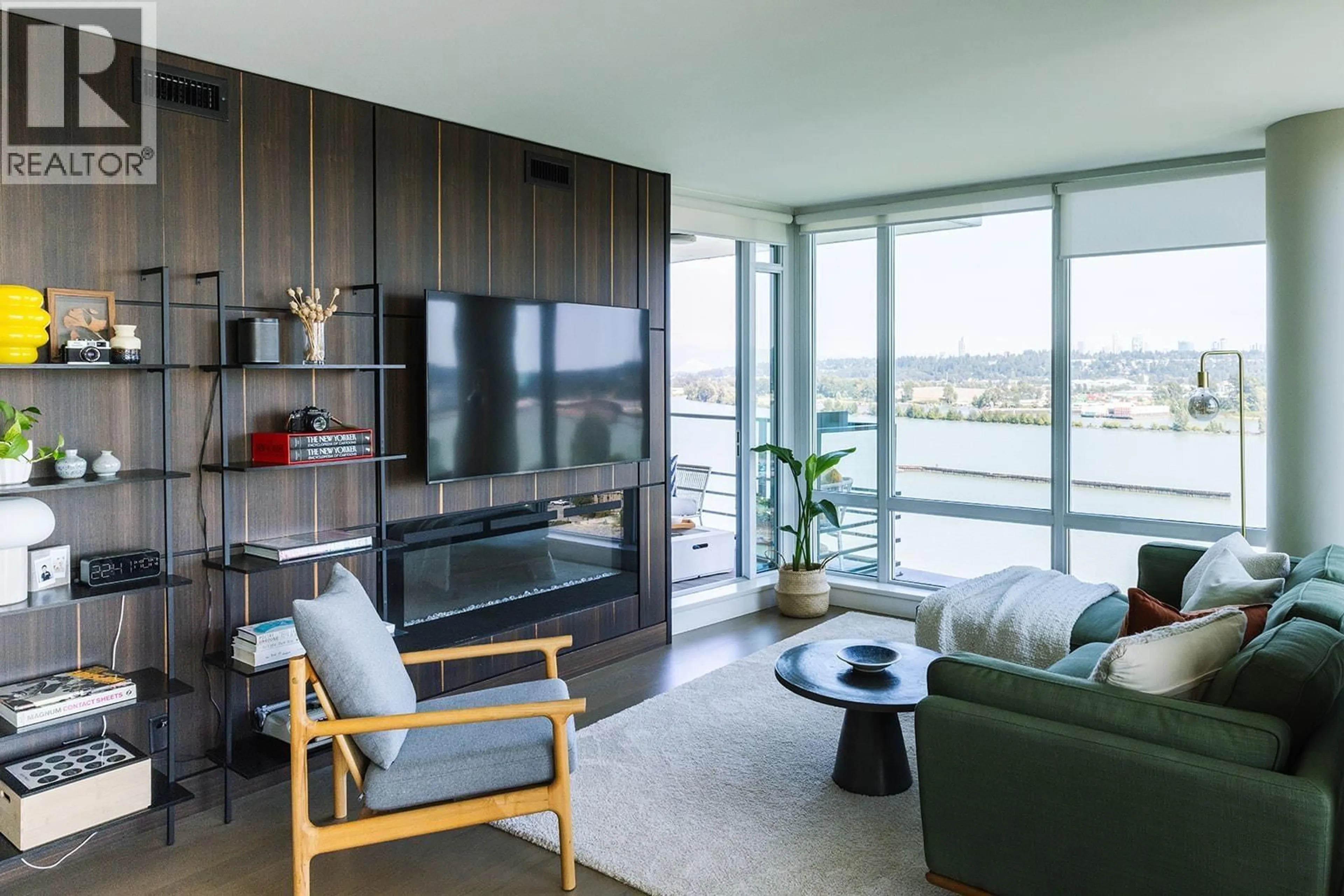 Living room with furniture, unknown for 1608 - 210 SALTER STREET, New Westminster British Columbia V3M0J9