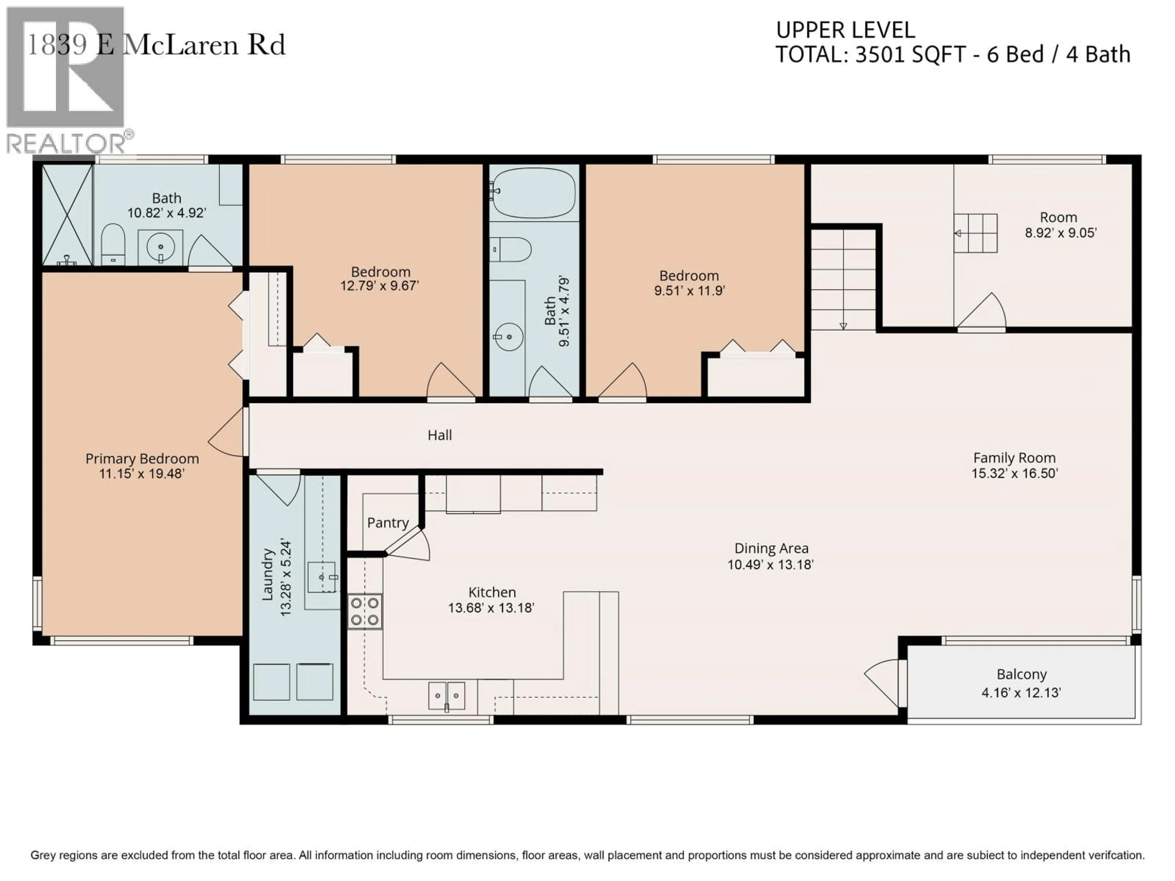 Floor plan for 1839 E MCLAREN ROAD, Prince George British Columbia V2N6T9