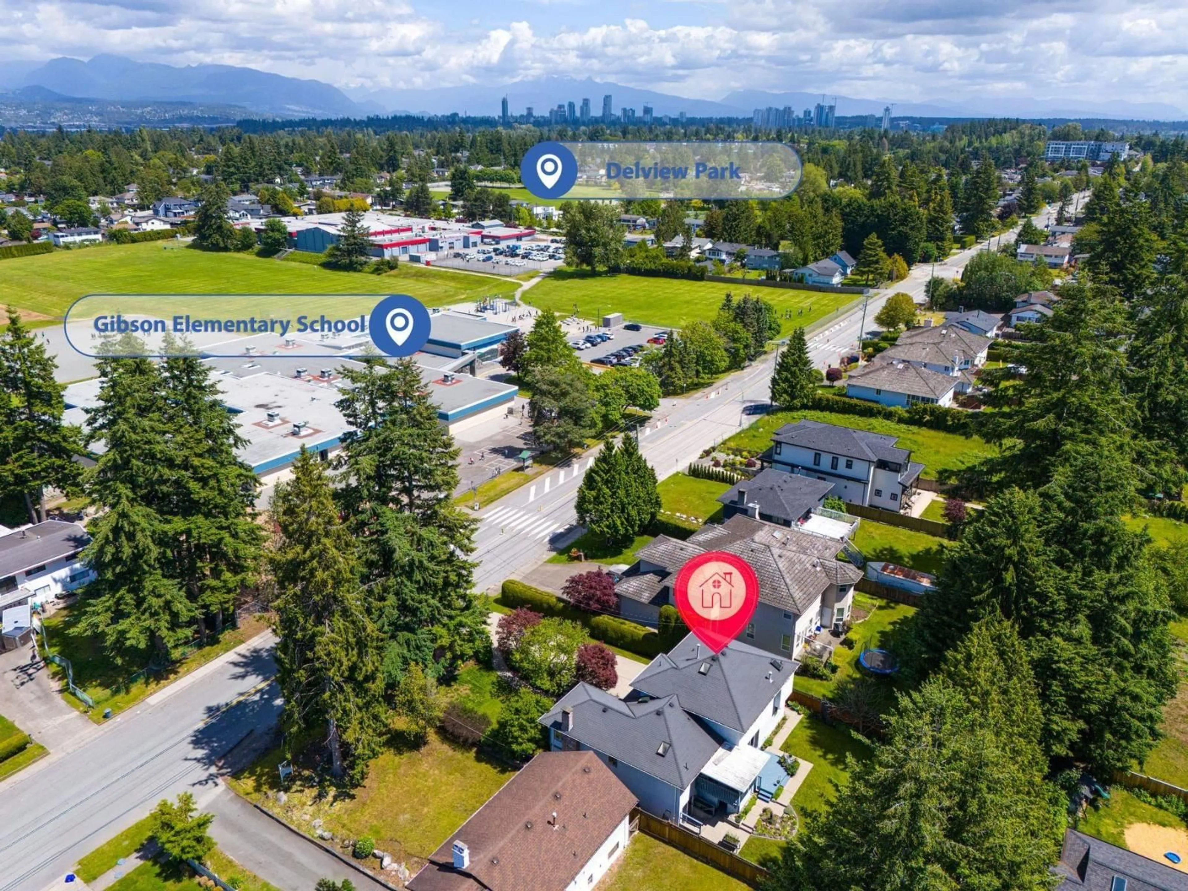 A pic from outside/outdoor area/front of a property/back of a property/a pic from drone, street for 11458 90, Delta British Columbia V4C3H4